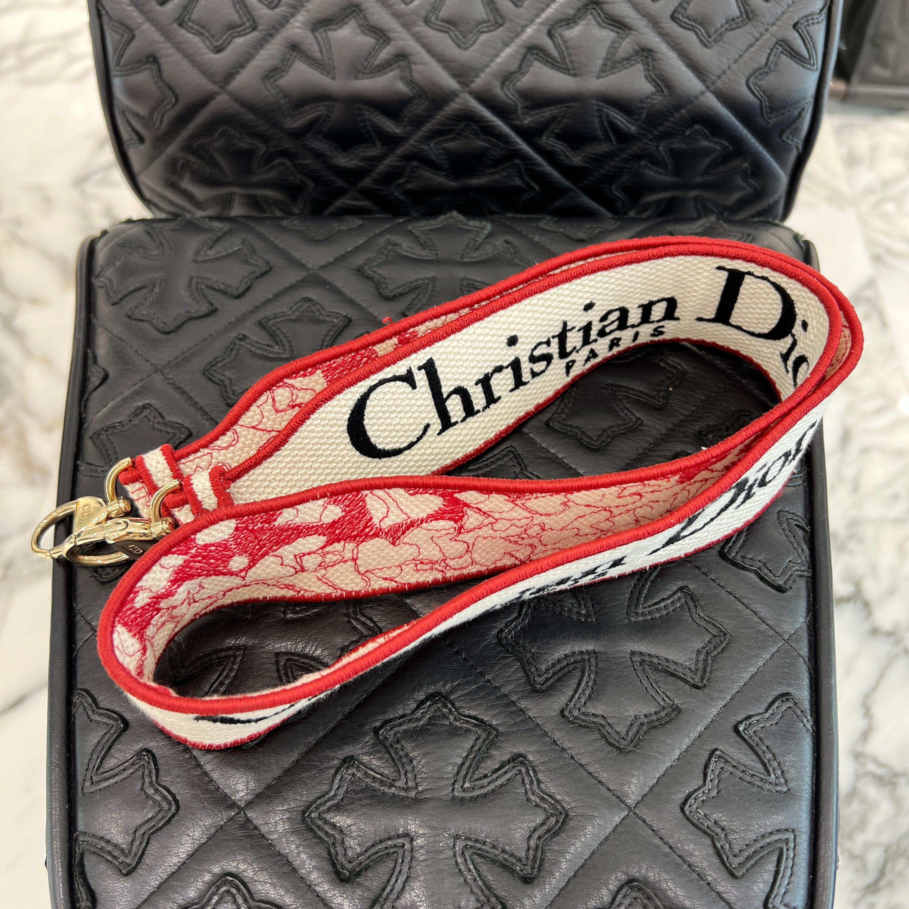 DIOR 2021AW Christian Dior LADY D-Lite Medium Raoyaume d'Amour 2WAY Bag ディオール クリスチャン・ディオール レディ ディーライト ミディアム Raoyaume d'Amour 2ウェイ バッグ