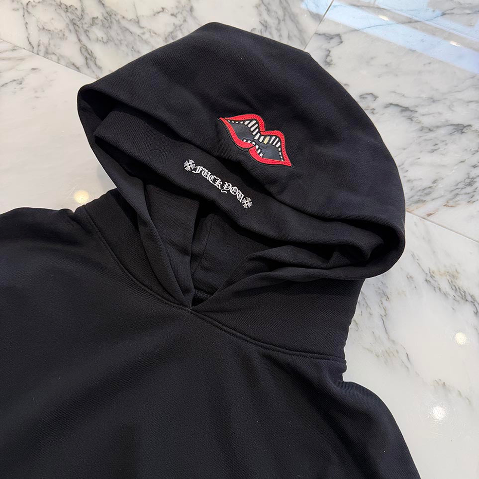 CHROME HEARTS × MATTY BOY PPO FUCK YOU Double Hooded Chomper Pullover Hoodie Size XXL クロムハーツ × マッティボーイ PPO ファックユー ダブルフーデッド チョンパー プルオーバー フーディ サイズXXL