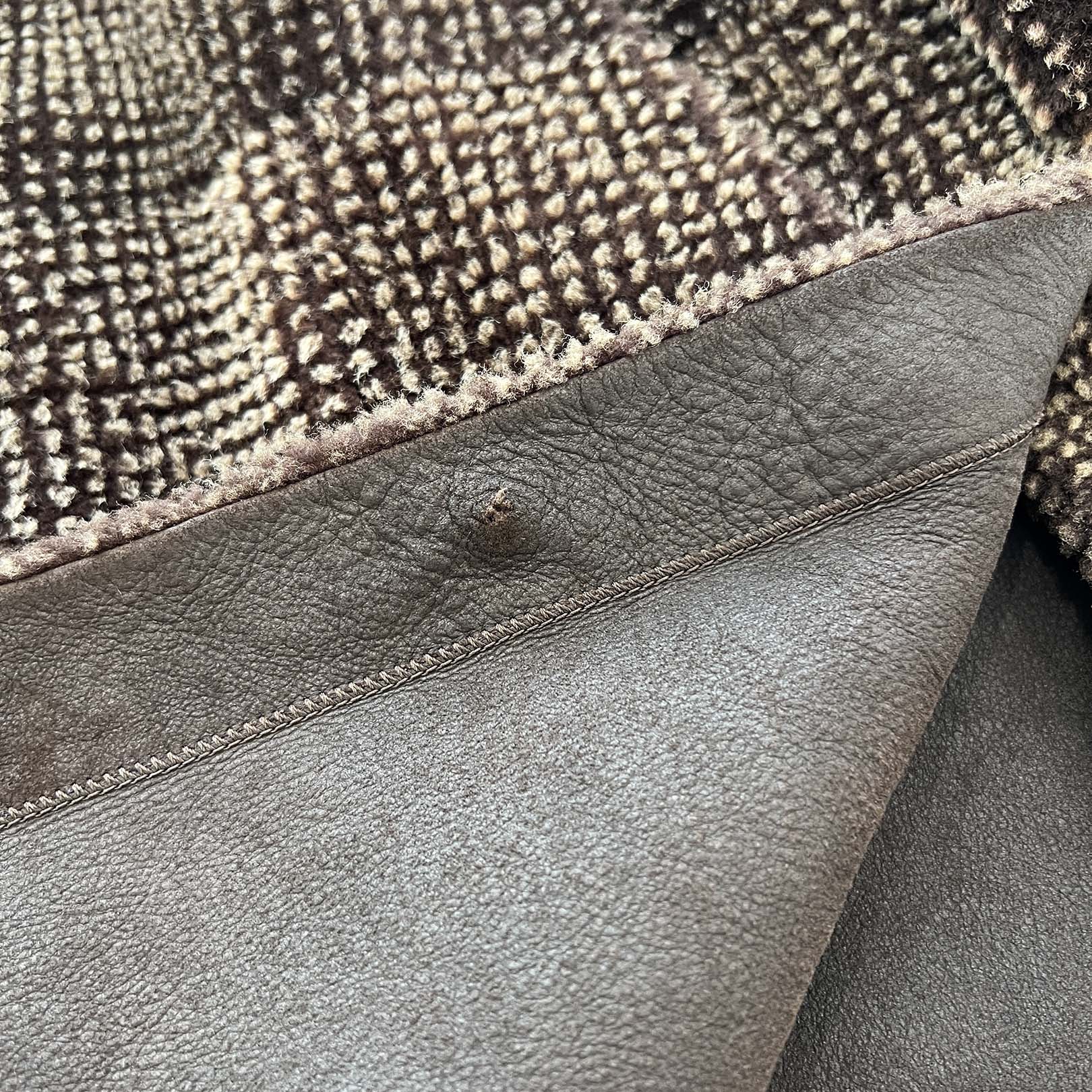 LOUIS VUITTON 3B Mouton Long Coat HDL60E Size 44 ルイヴィトン 3B ムートンロングコート サイズ44