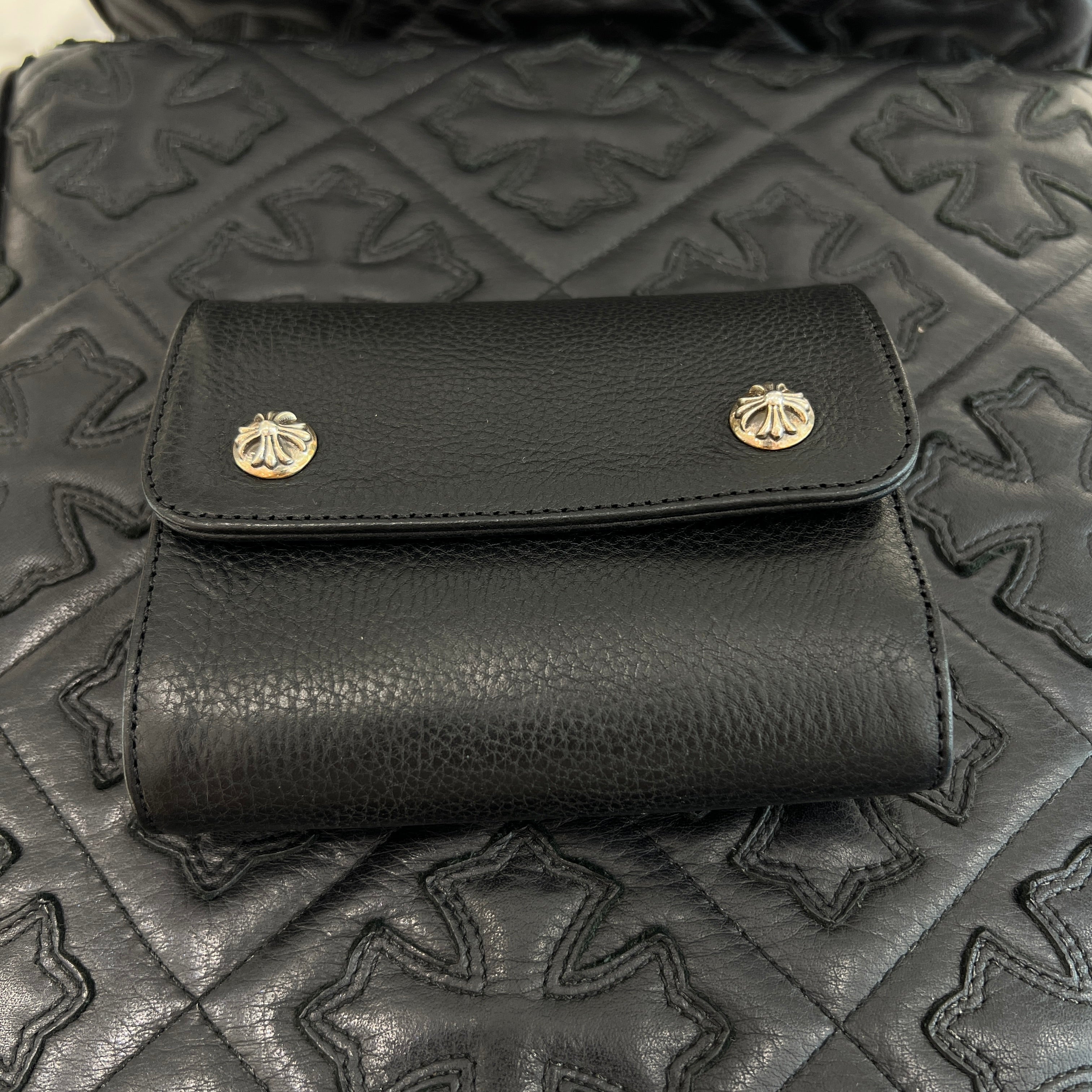 CHROME HEARTS Wave Mini Cross Ball Wallet クロムハーツ ウェーブ ミニ クロスボール ウォレット
