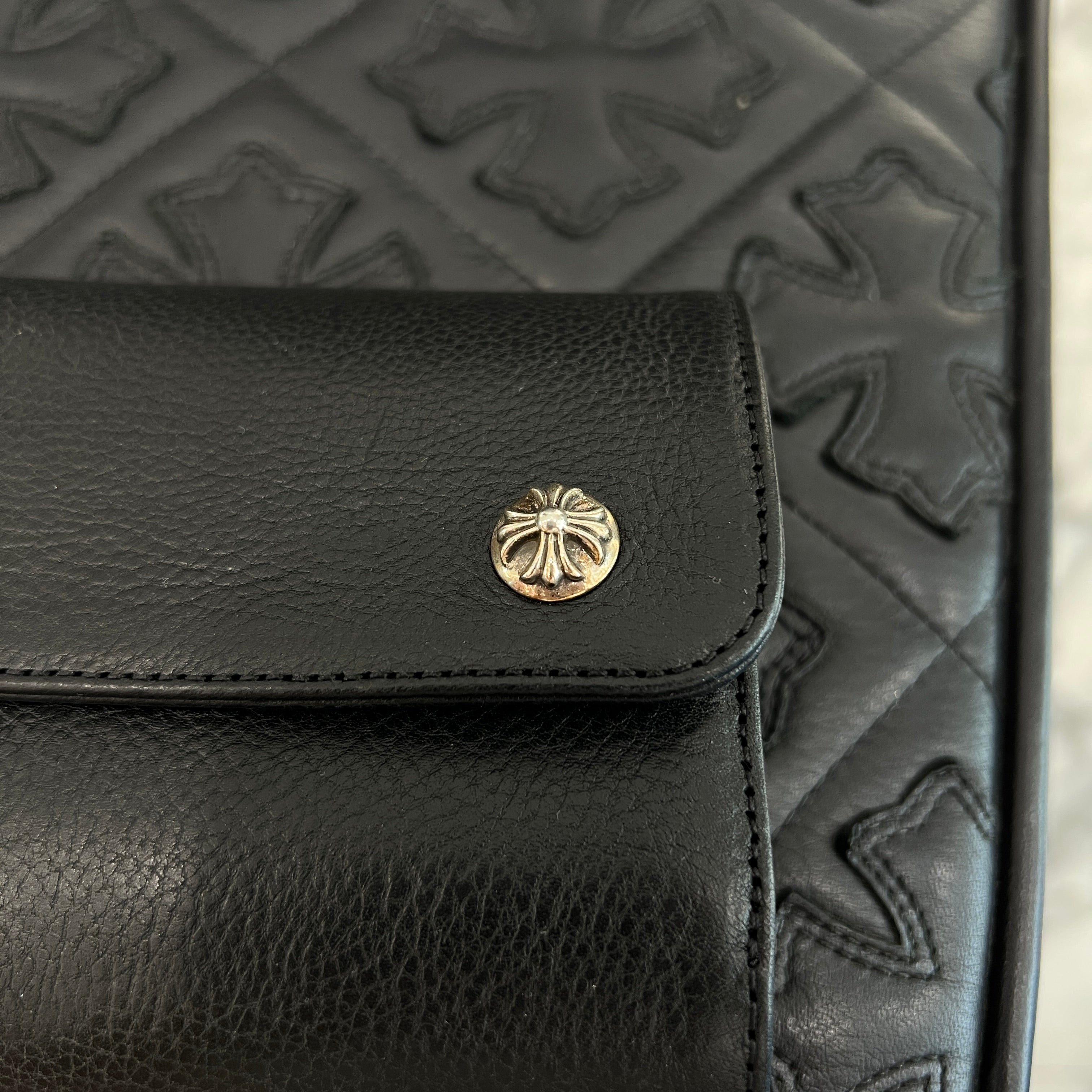 CHROME HEARTS Wave Mini Cross Ball Wallet クロムハーツ ウェーブ ミニ クロスボール ウォレット