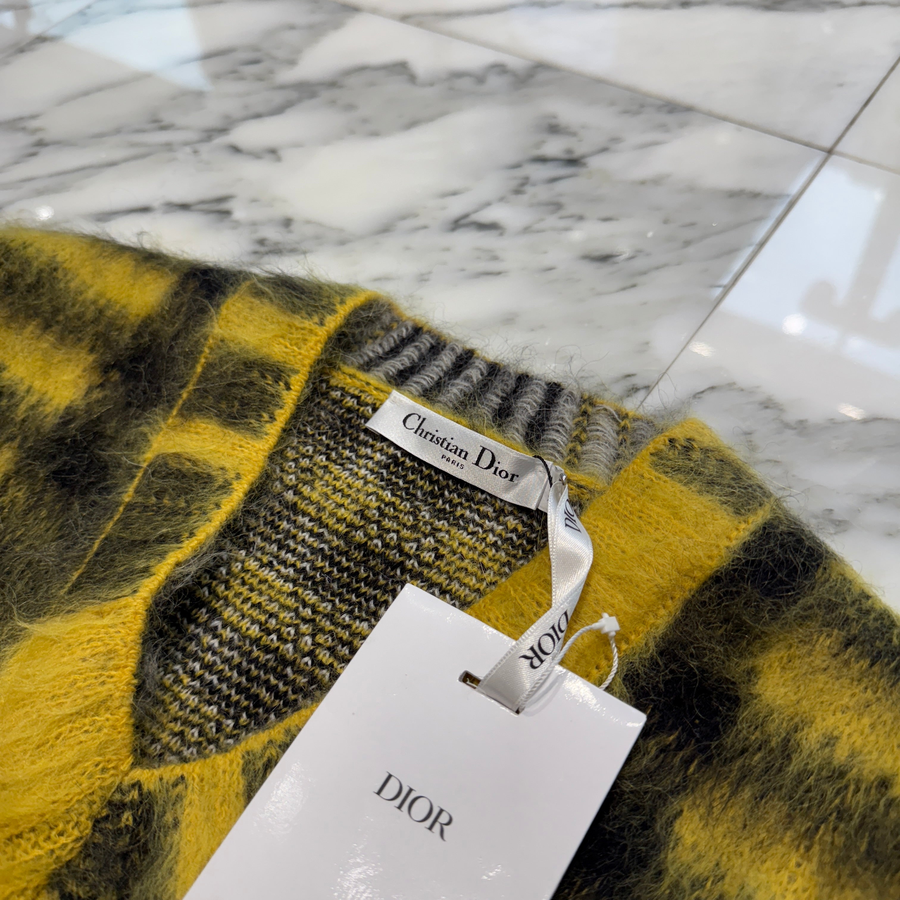 DIOR Christian Dior 2022AW Mohair Wool Sweater 244S25AM401 Size 34 ディオール クリスチャンディオール モヘア ウール セーター サイズ34