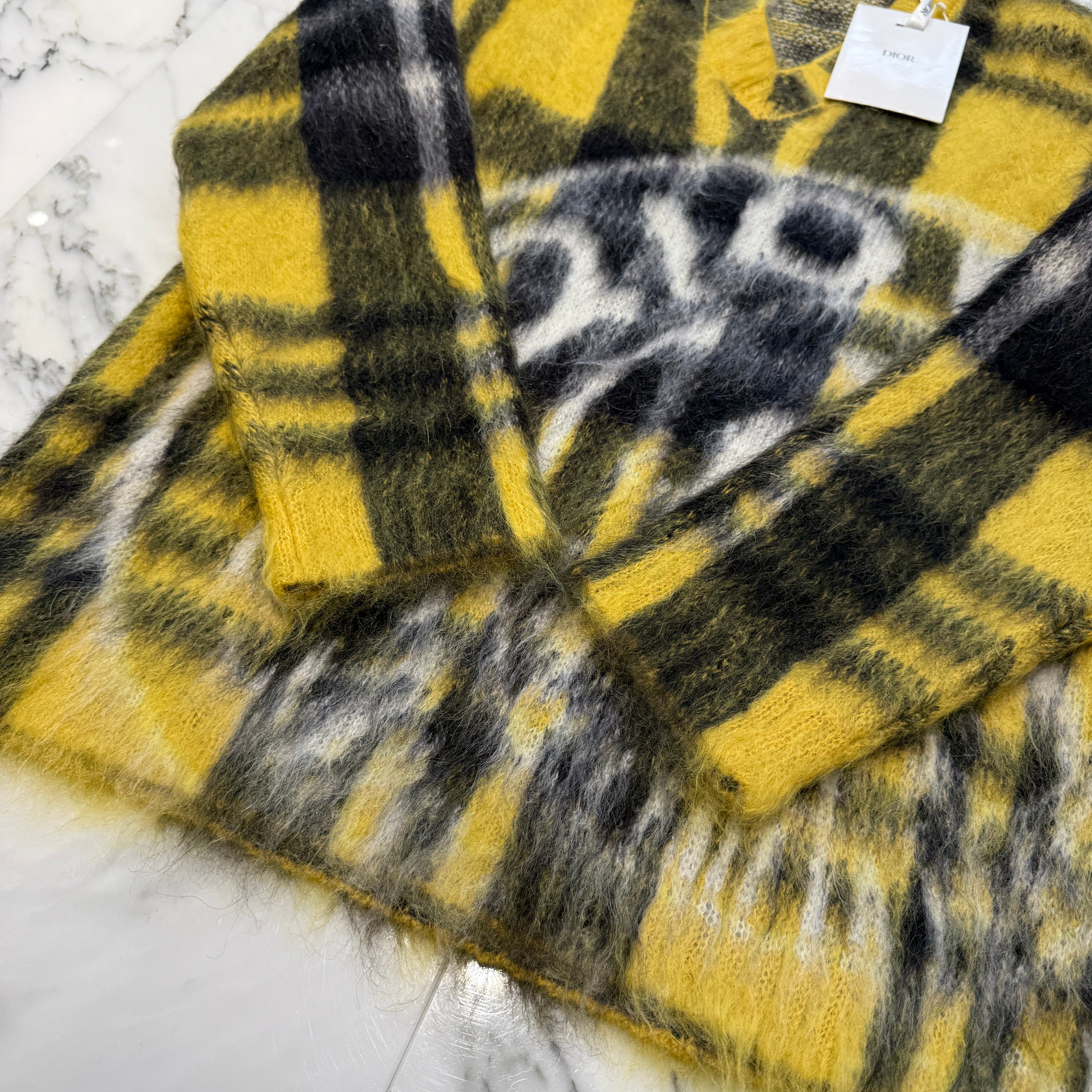 DIOR Christian Dior 2022AW Mohair Wool Sweater 244S25AM401 Size 34 ディオール クリスチャンディオール モヘア ウール セーター サイズ34