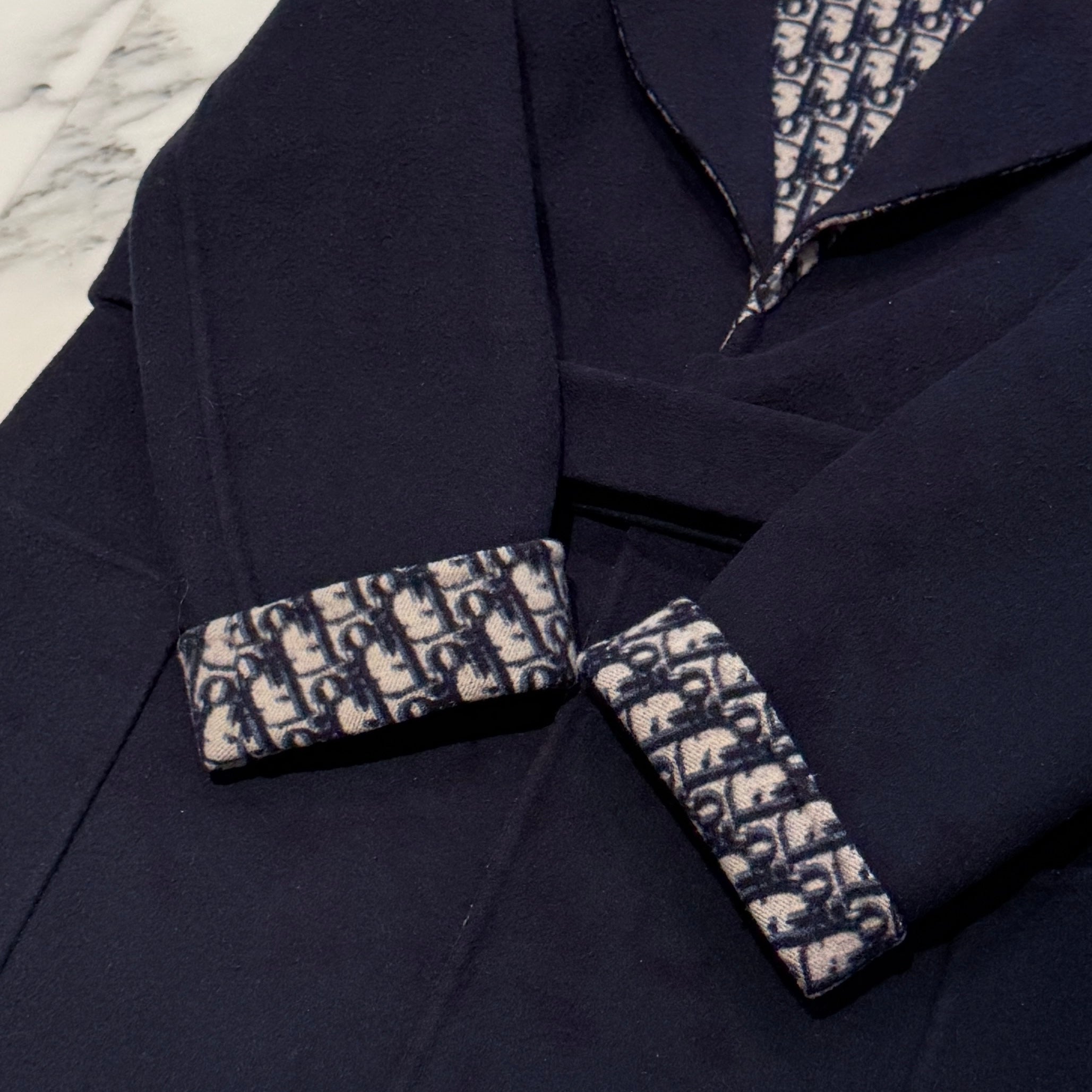 DIOR Christian Dior 2022AW Double Face Wool Long Coat 110M36A1375 Size 34 ディオール クリスチャンディオール ダブルフェイス ウール ロングコート サイズ34