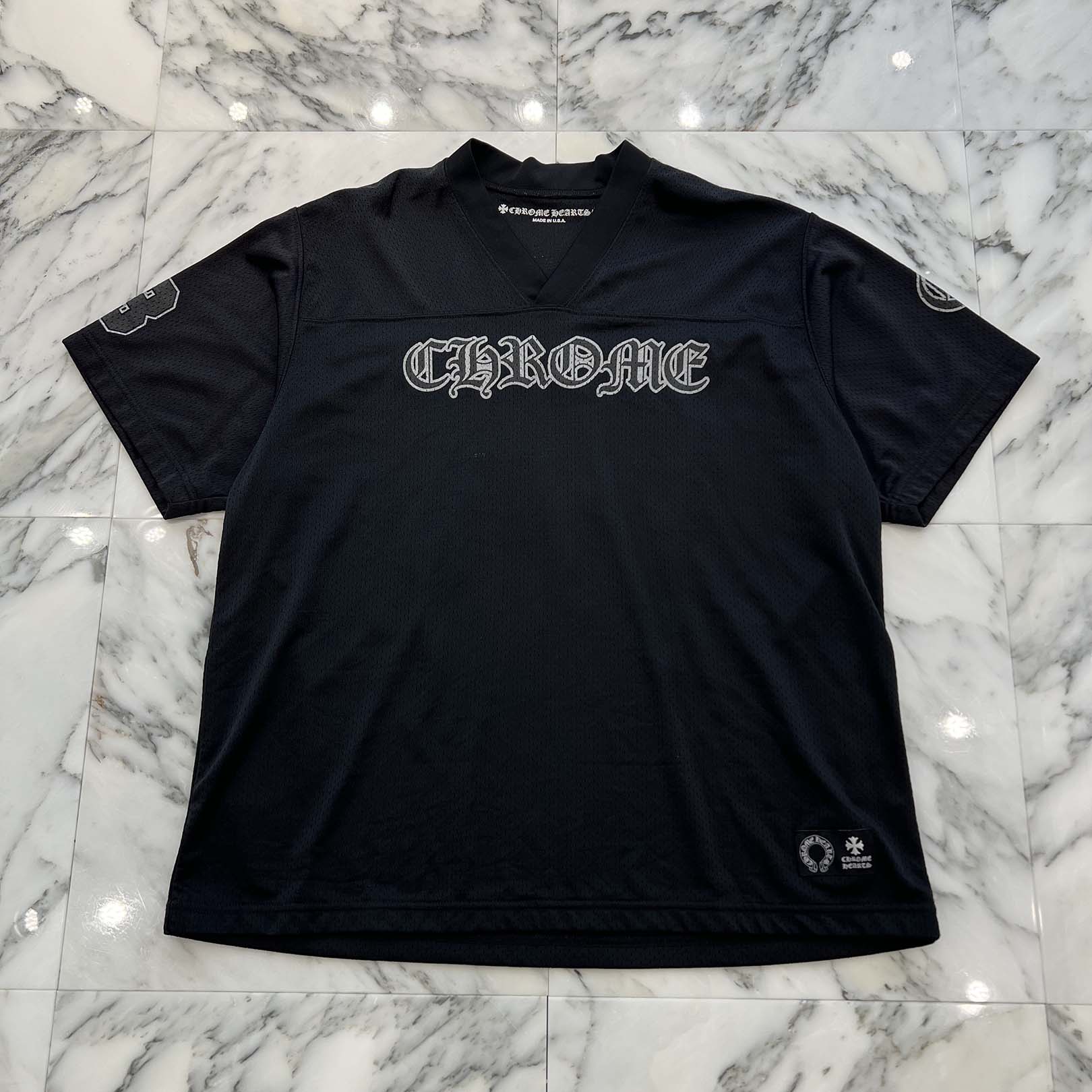 CHROME HEARTS Mesh Warm Up Jersey Size L クロムハーツ メッシュ