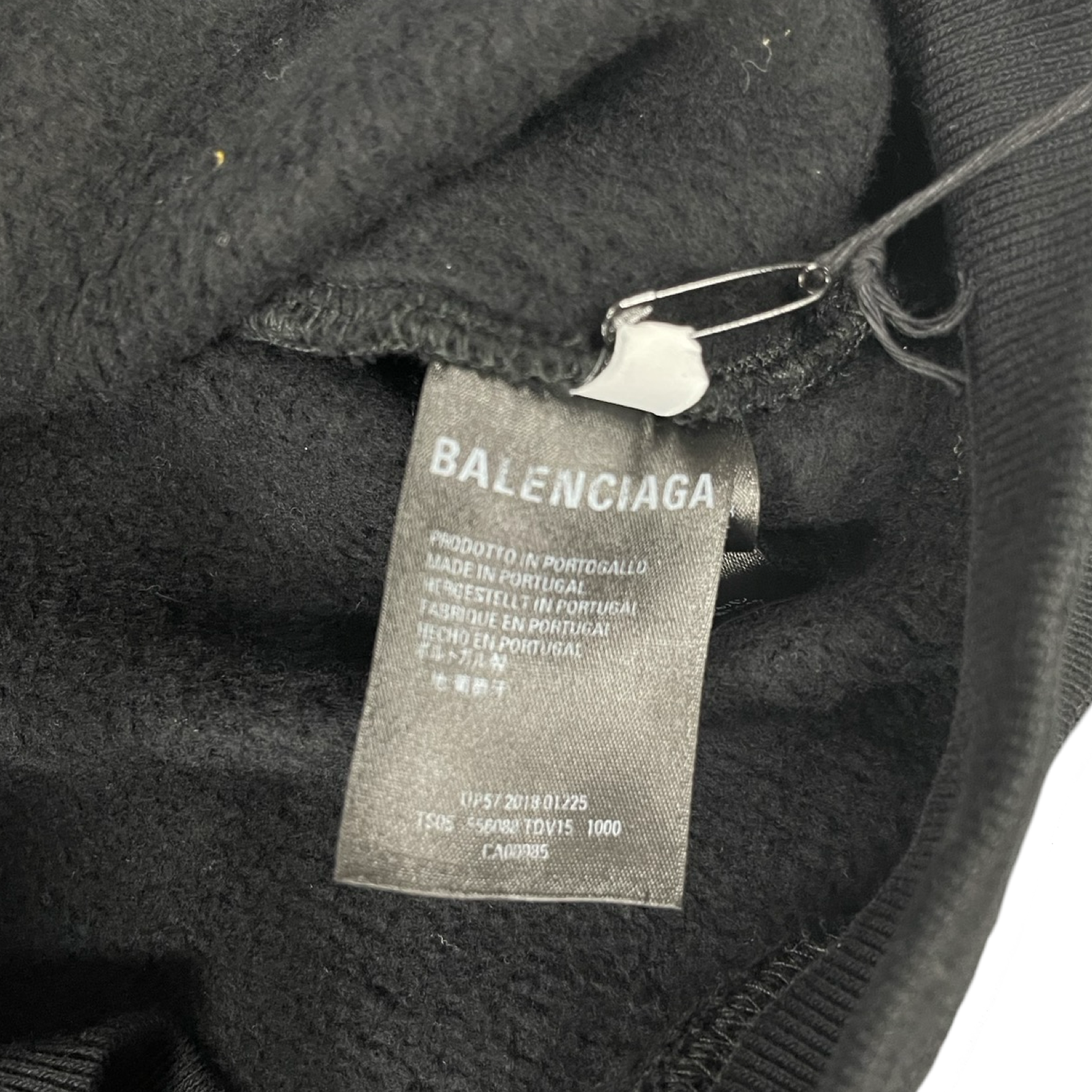 BALENCIAGA 2019SS Speed Hunters Zip Up Hoodie 556088 TDV15 Size L