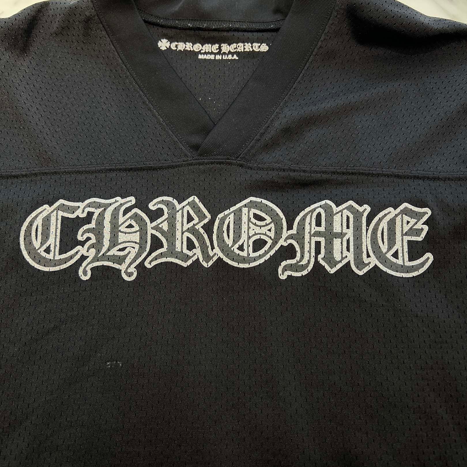 CHROME HEARTS Mesh Warm Up Jersey Size L クロムハーツ メッシュウォームアップジャージー サイズL