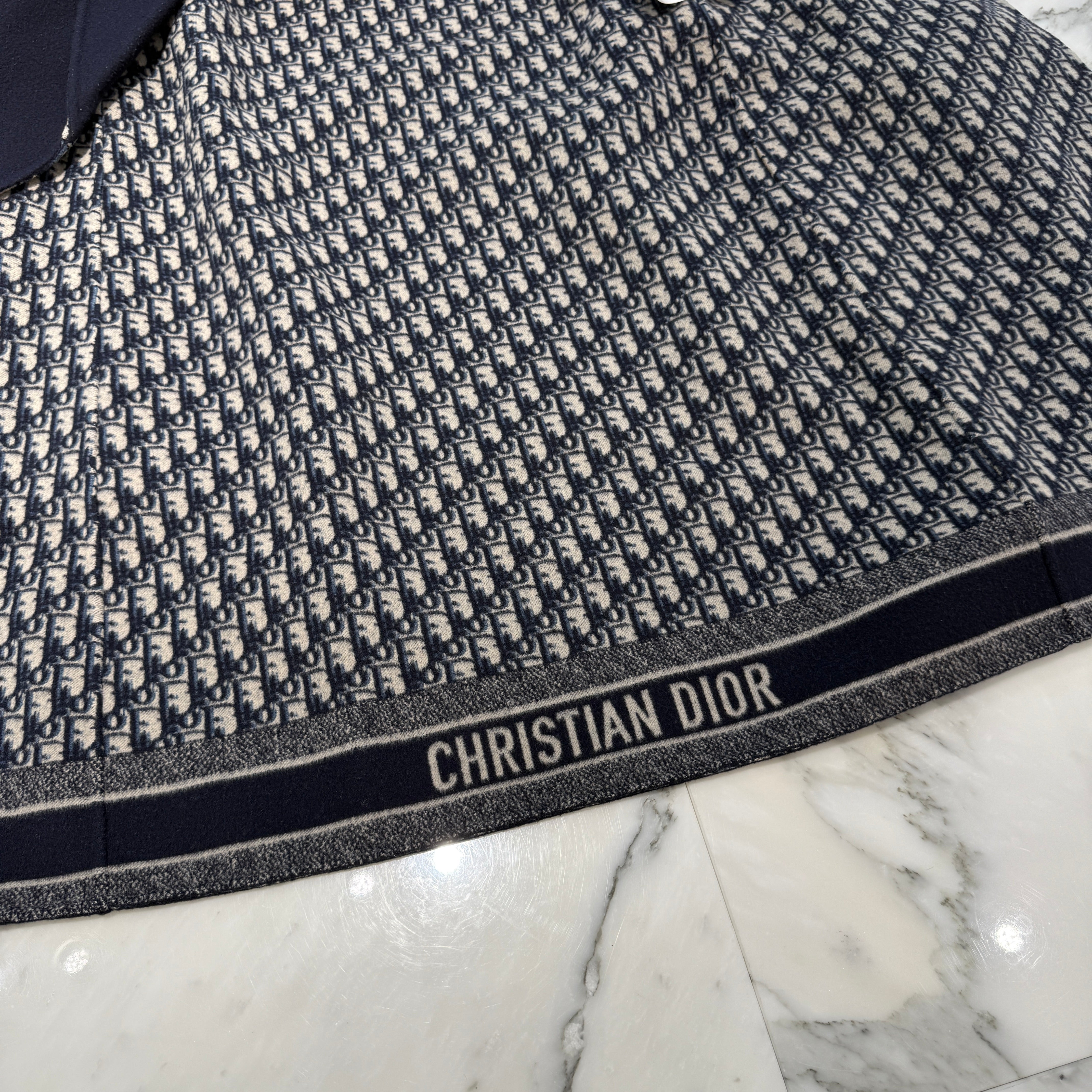 DIOR Christian Dior 2022AW Double Face Wool Long Coat 110M36A1375 Size 34 ディオール クリスチャンディオール ダブルフェイス ウール ロングコート サイズ34