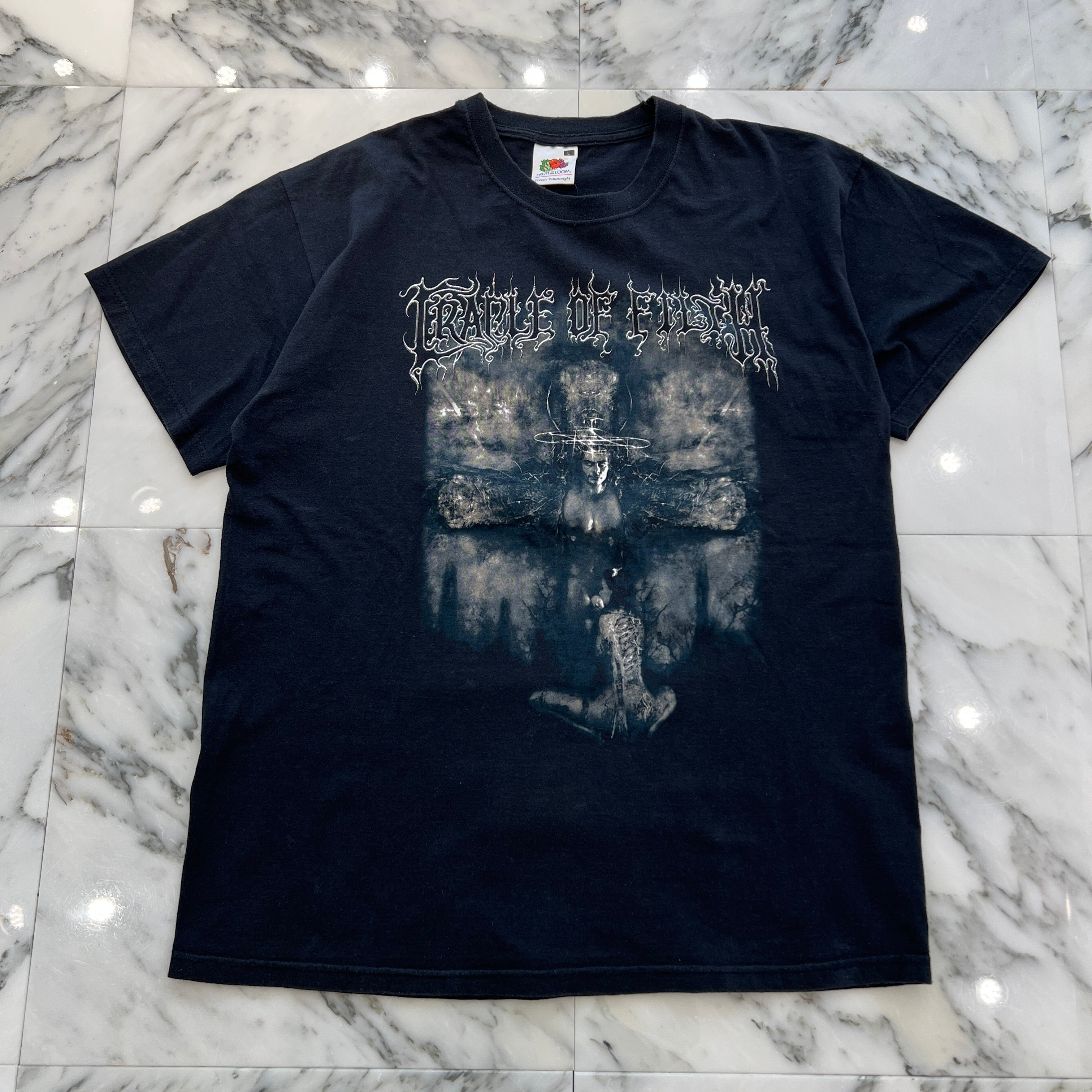Vintage 00's Cradle Of Filth "Down Load Filth" FRUIT OF THE LOOM S/S Tee Size L 00's クレイドル・オブ・フィルス "ダウンロードフィルス" フルーツオブザルーム社製 Tシャツ サイズL