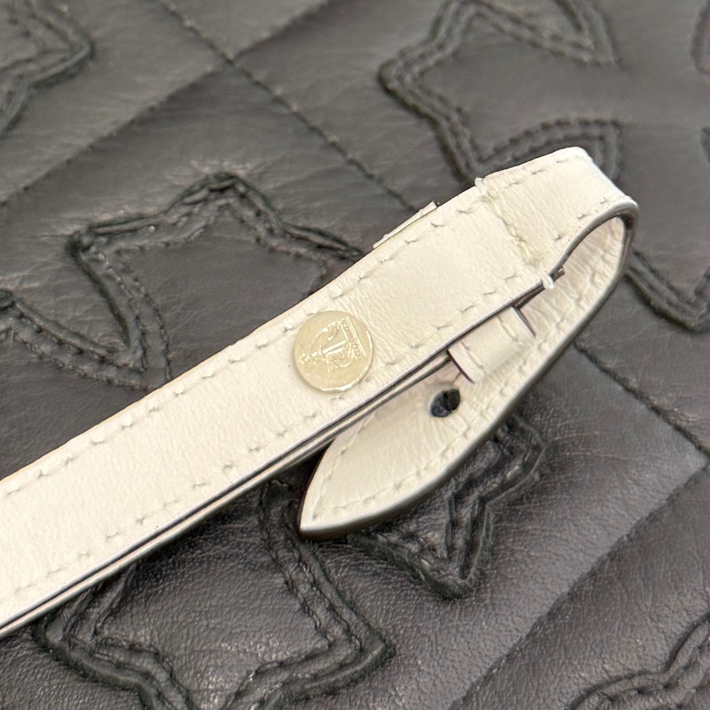 GALLERY DEPT. x LANVIN Printed Leather NECKLACE CARD HOLDER LM-SLWPN1-LFGD-E2100S1 ギャラリーデプト×ランバン プリントレザー ネックレス カードホルダー