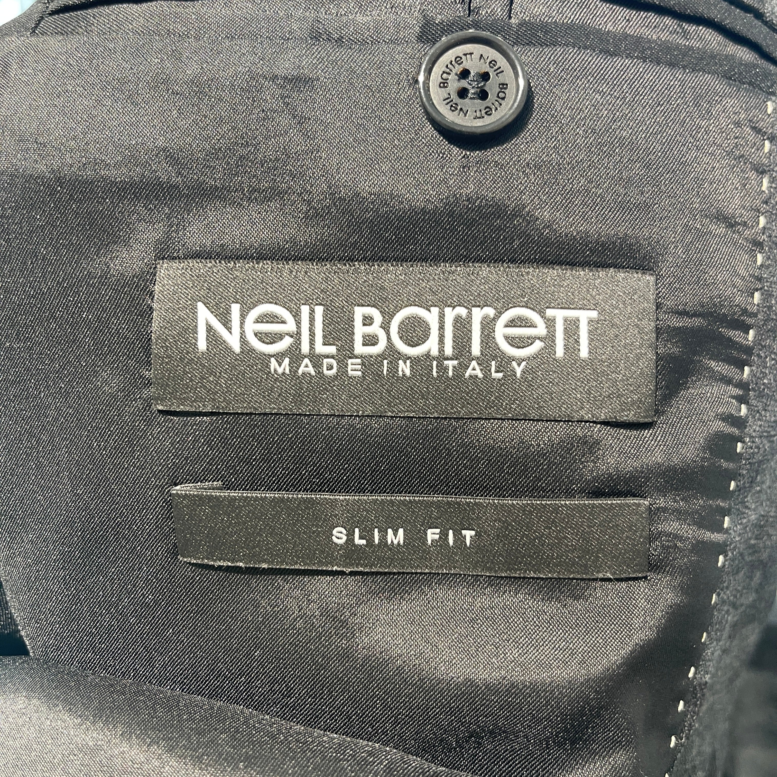 NEIL BARRETT Wool Camouflage Jacket PBGI235 BO17 Size 52 ニールバレット ウール カモフラージュ ジャケット サイズ 52