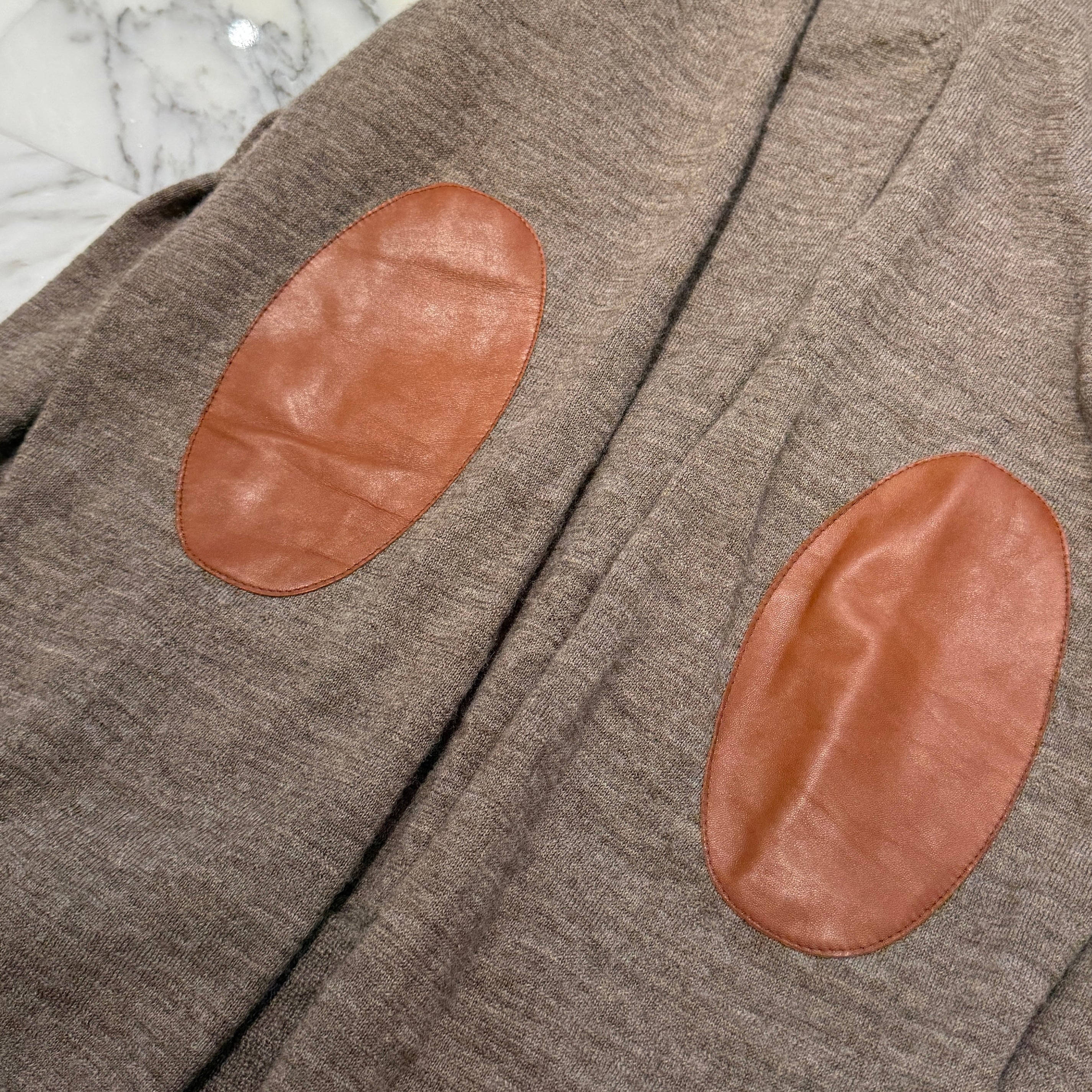 Maison Margiela 2024AW Elbow Patch Wool Knit Cardigan S50HP0012 M13062 Size XL メゾンマルジェラ エルボーパッチ ウールニット カーディガン サイズXL