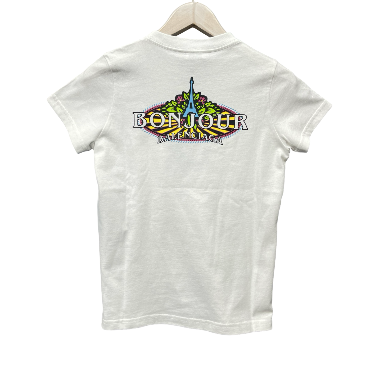 BALENCIAGA 2020SS Bonjour Fit Tee WLO 578113 Size XS