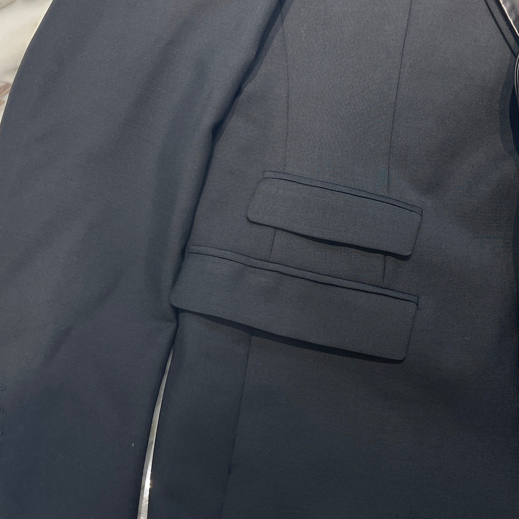 NEIL BARRETT Leather Lapel Tuxedo Jacket BGI82C C1107 Size 48 ニールバレット レザーラペル タキシードジャケット サイズ48