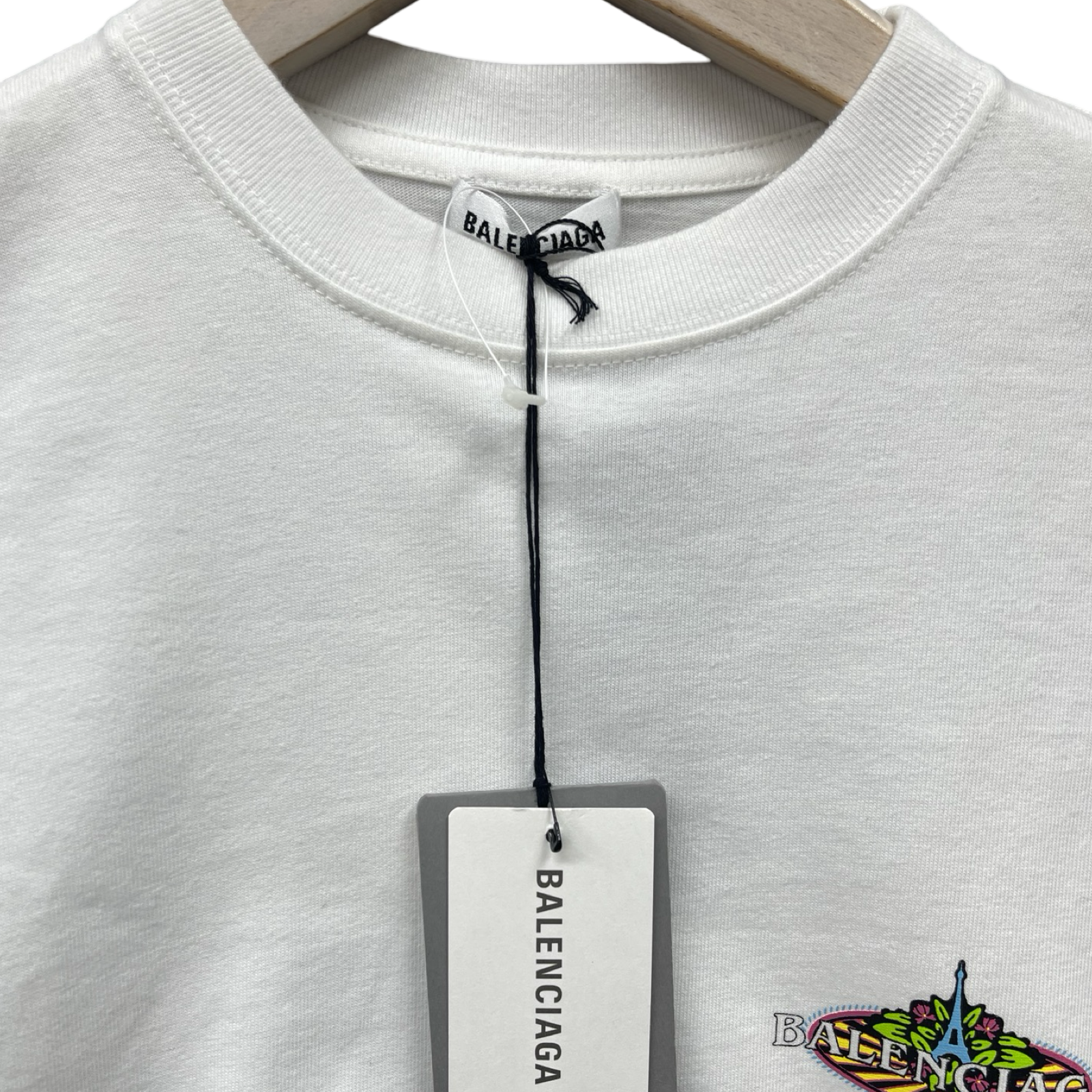 BALENCIAGA 2020SS Bonjour Fit Tee WLO 578113 Size XS