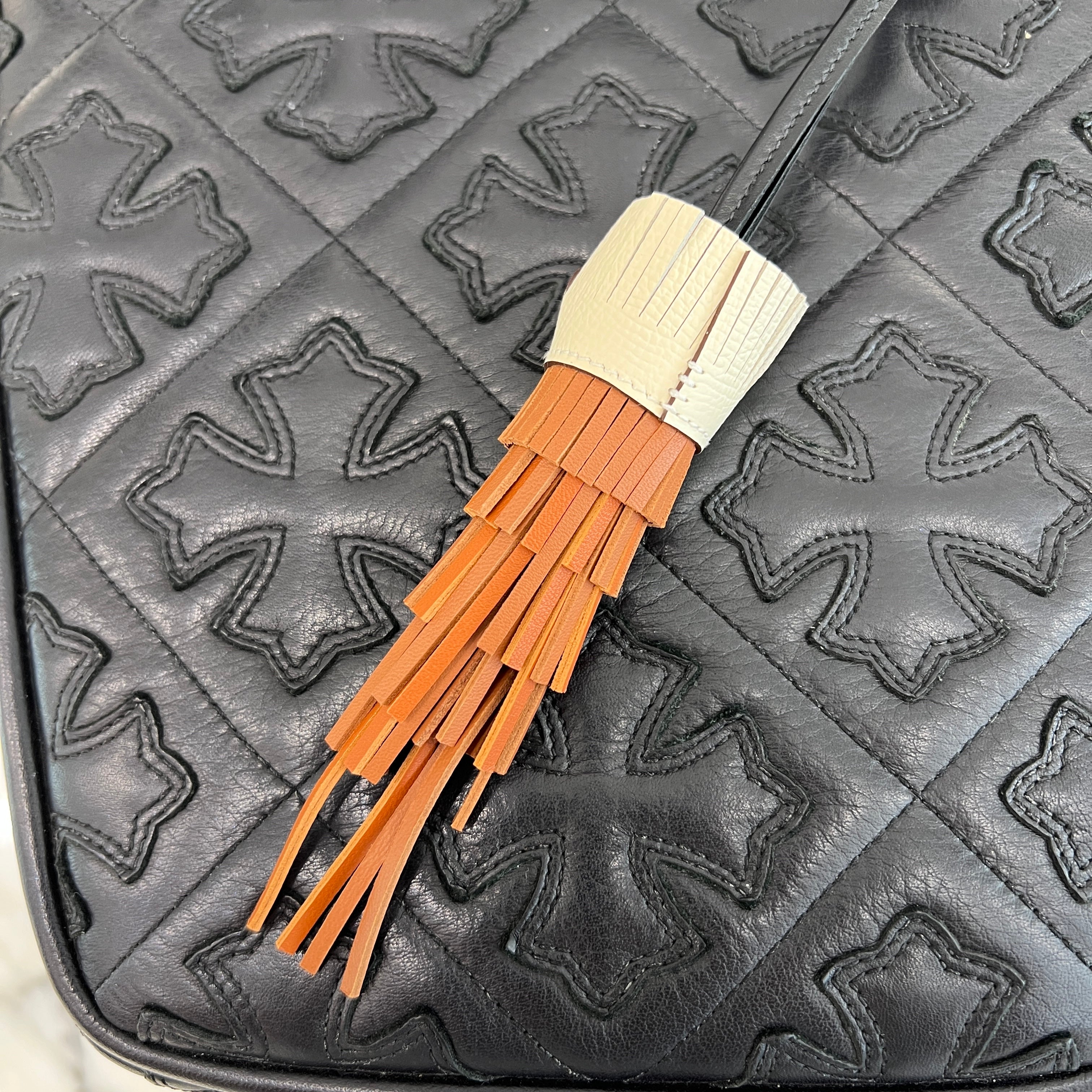 HERMES Chouette Leather Bag Charm H085001CAAB W刻印 エルメス シュエット レザーバッグチャーム W刻印 ゴールド