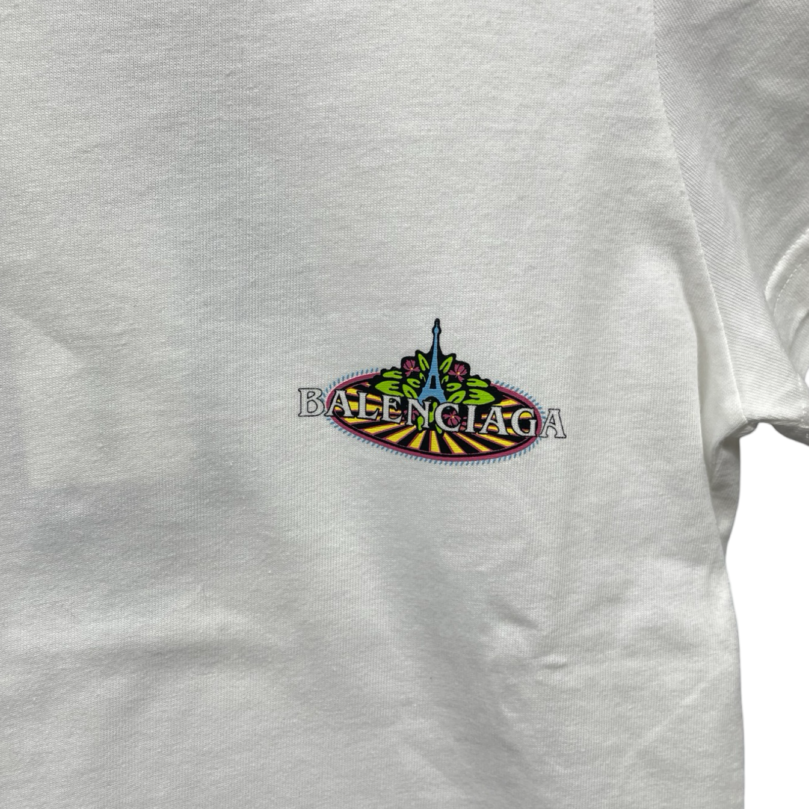 BALENCIAGA 2020SS Bonjour Fit Tee WLO 578113 Size XS