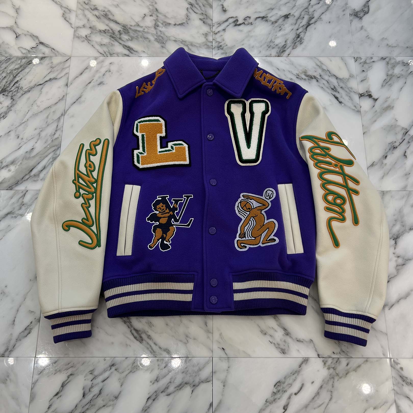 ルイヴィトンLOUIS VUITTON ノーカラジャケット Lサイズ ルイヴィトンLOUIS VUITTON ノーカラジャケット Lサイズ LOUIS