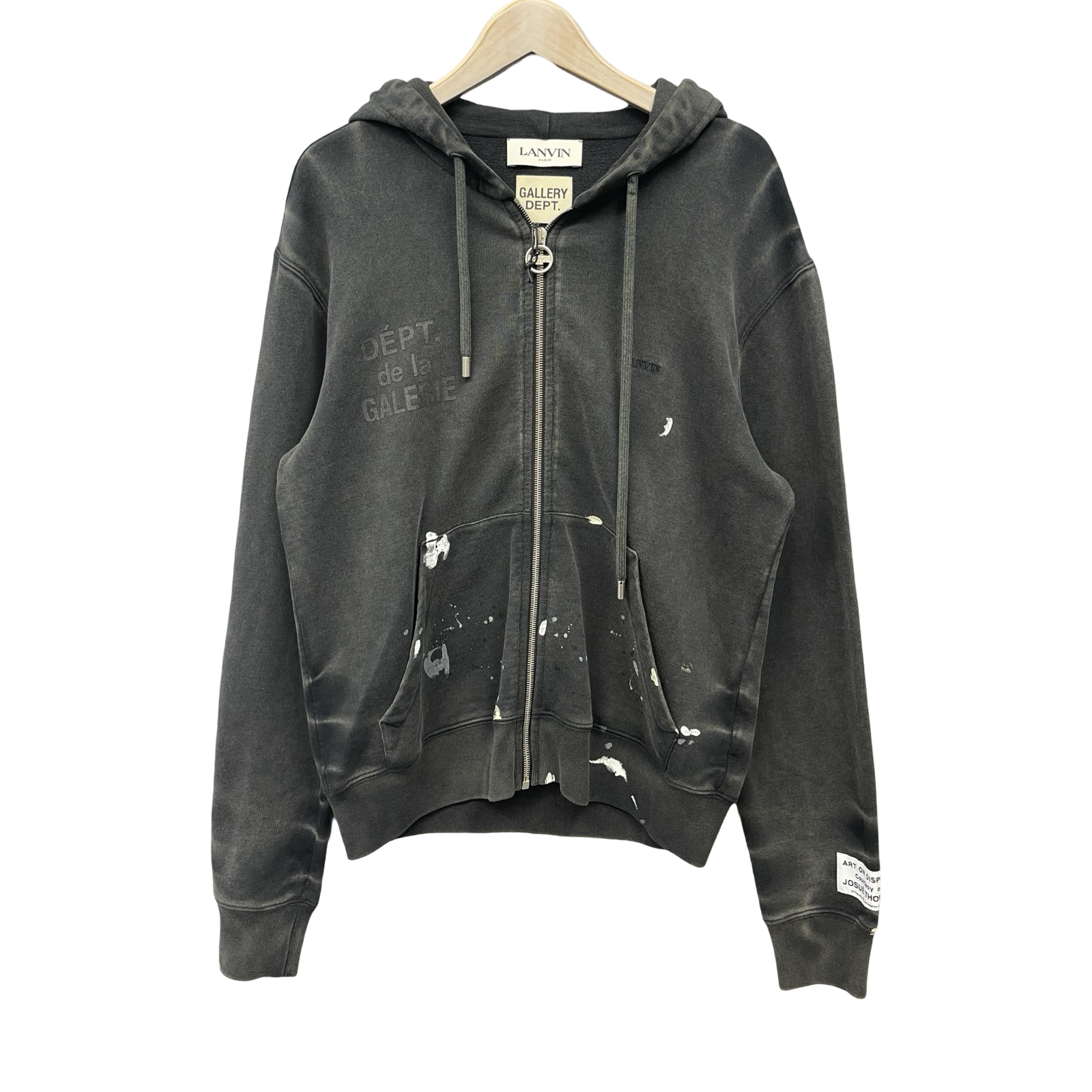 GALLERY DEPT.×LANVIN 2022SS Zip Up Hoodie RM-JAG038-4825-P22 Size S