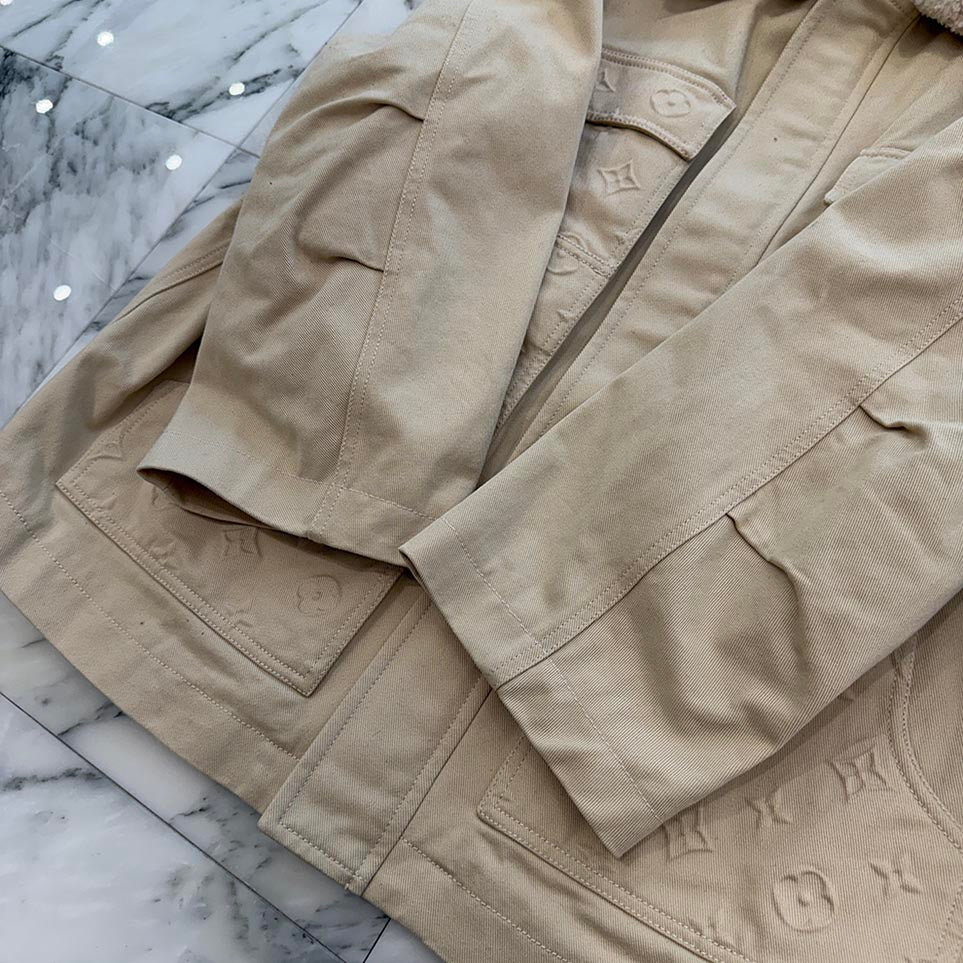 LOUIS VUITTON 2023SS Monogram Workwear Denim Jacket 1AATH0 Size 58 ルイヴィトン モノグラムワークウェアデニムジャケット サイズ58