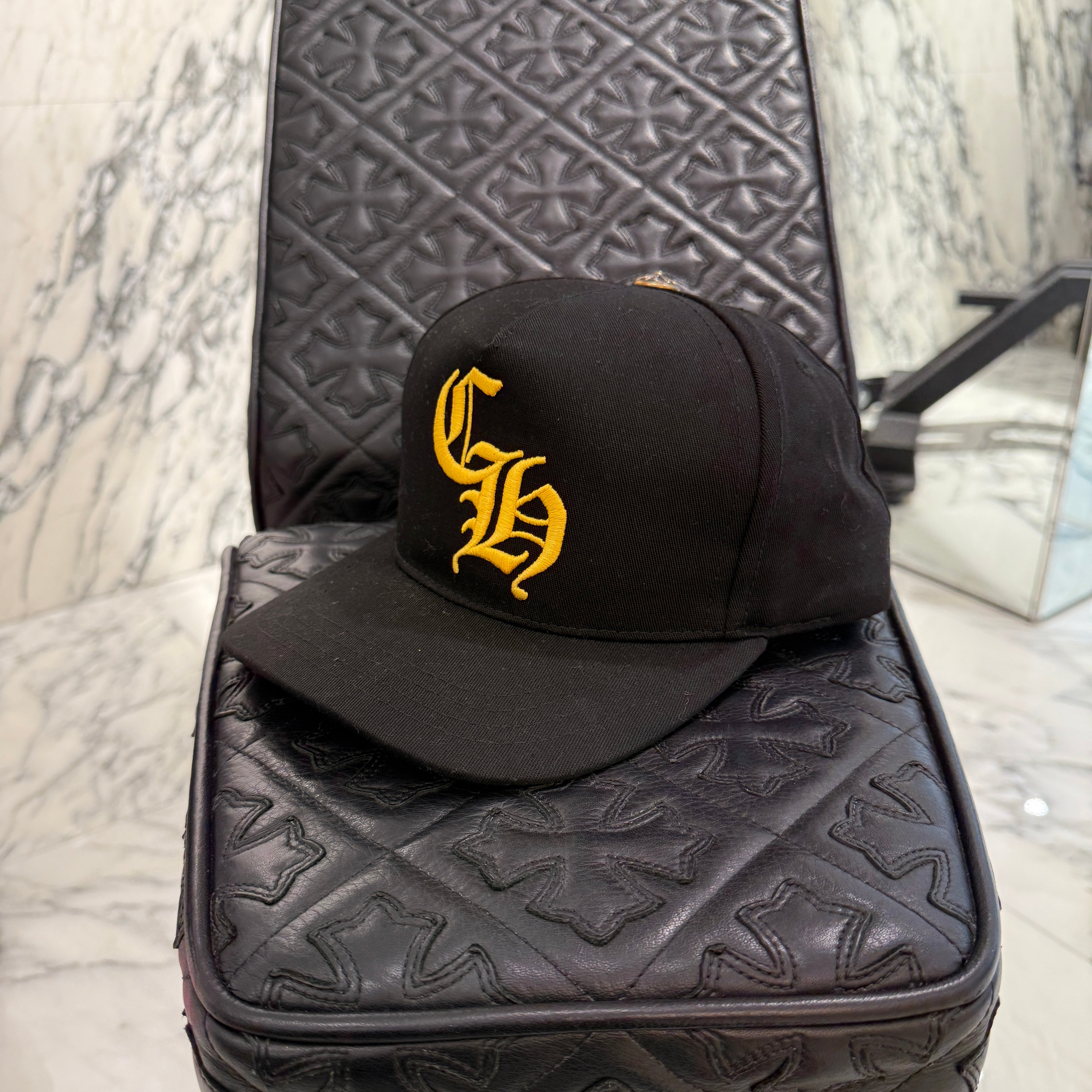 CHROME HEARTS CH Logo Embroidery Trucker Cap Size ONE SIZE（53-60）クロムハーツ CHロゴ刺繍 トラッカーキャップ サイズONE SIZE（53-60）