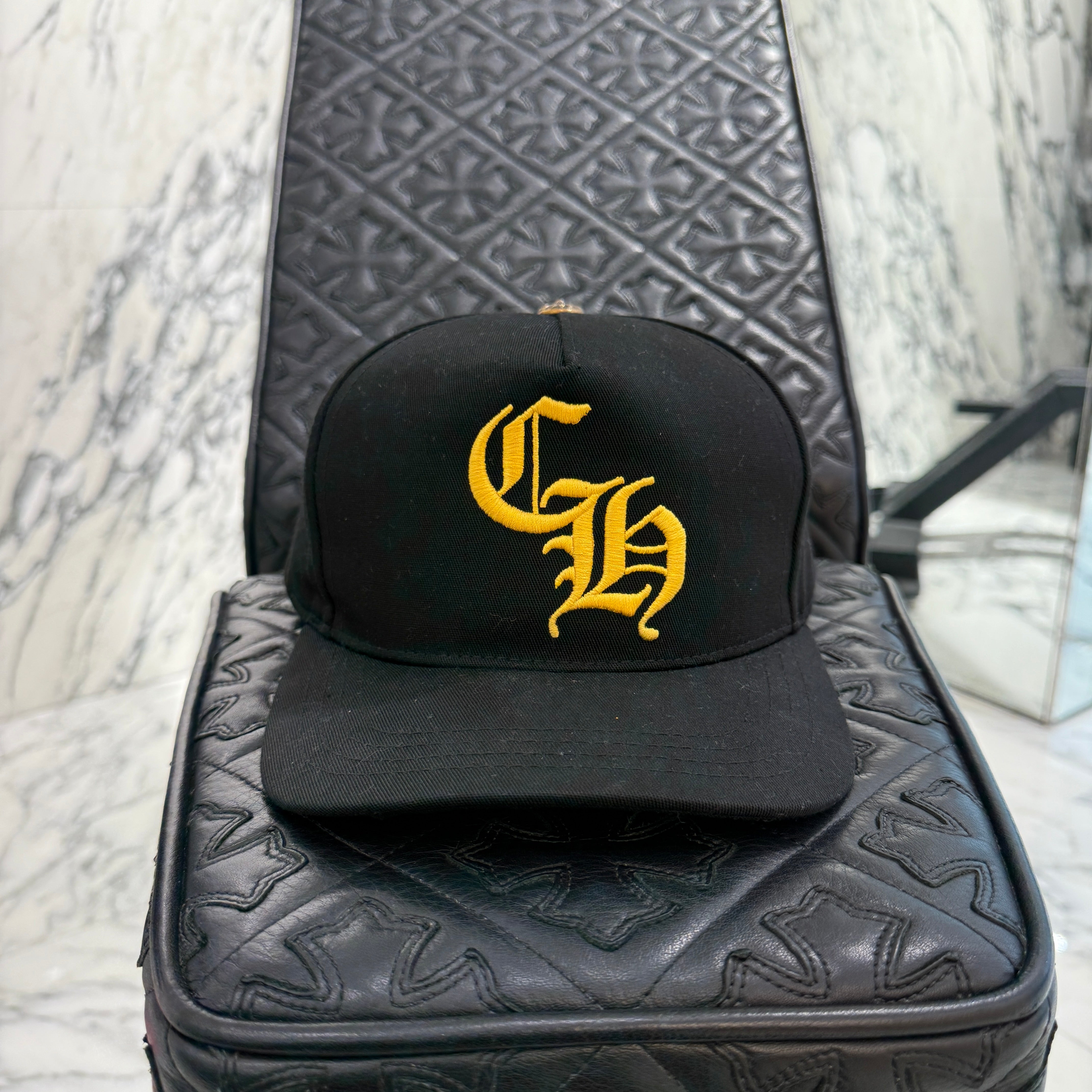 CHROME HEARTS CH Logo Embroidery Trucker Cap Size ONE SIZE（53-60）クロムハーツ CHロゴ刺繍 トラッカーキャップ サイズONE SIZE（53-60）