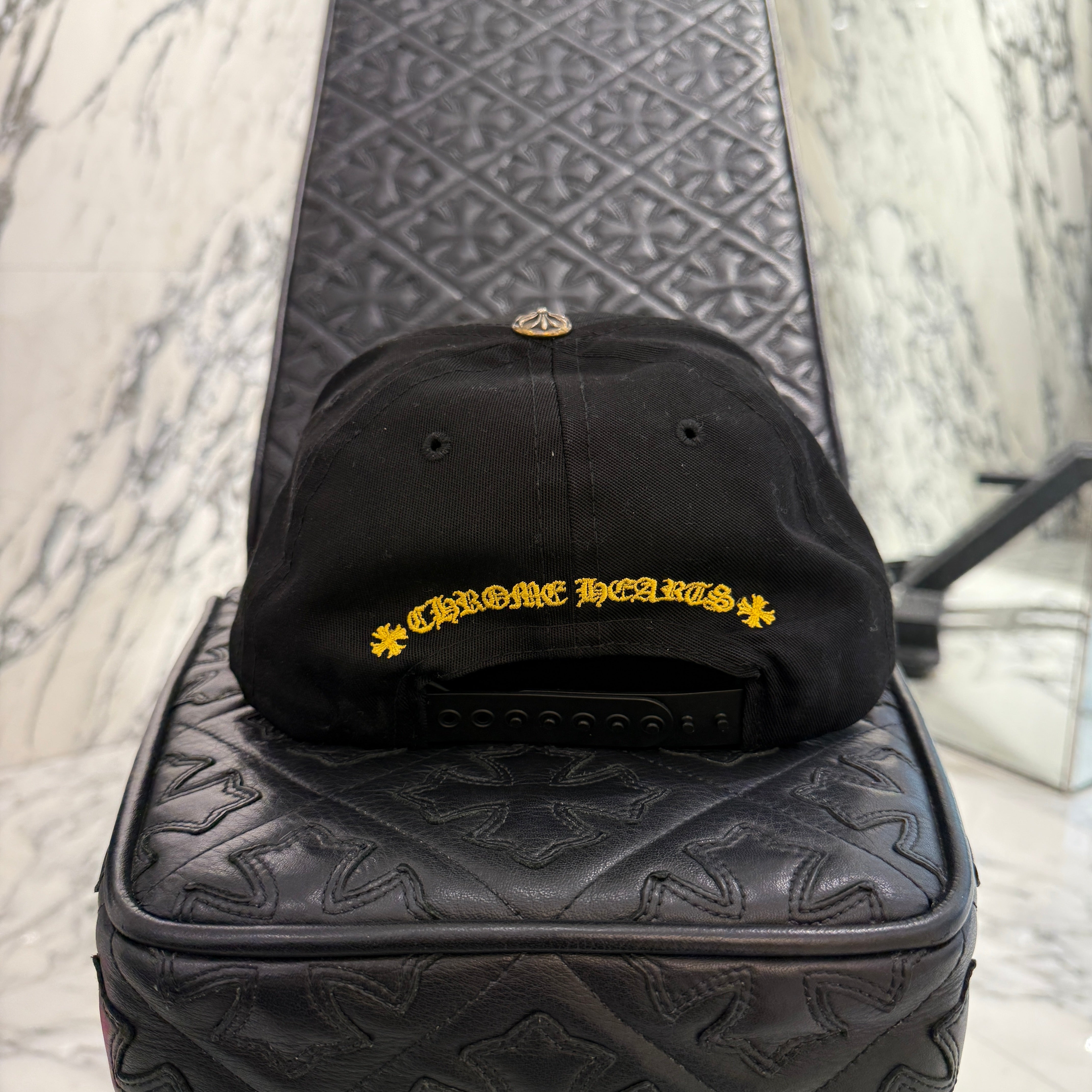 CHROME HEARTS CH Logo Embroidery Trucker Cap Size ONE SIZE（53-60）クロムハーツ CHロゴ刺繍 トラッカーキャップ サイズONE SIZE（53-60）