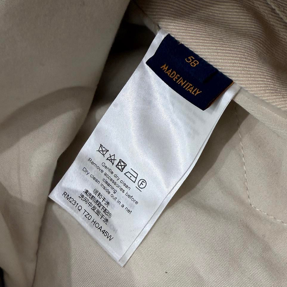 LOUIS VUITTON 2023SS Monogram Workwear Denim Jacket 1AATH0 Size 58 ルイヴィトン モノグラムワークウェアデニムジャケット サイズ58
