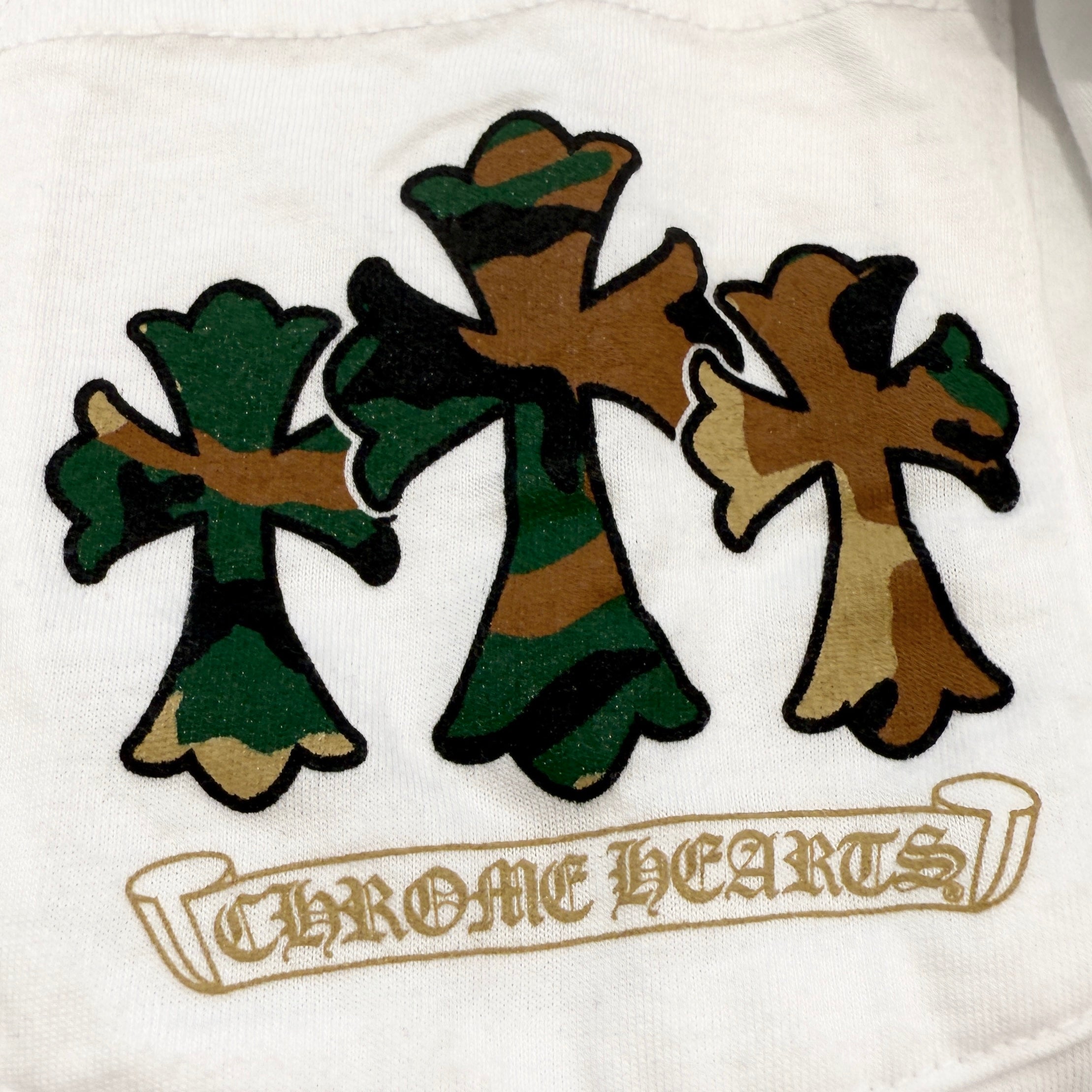 CHROME HEARTS Camo Horseshoe Long Sleeve Tee Size XL クロムハーツ