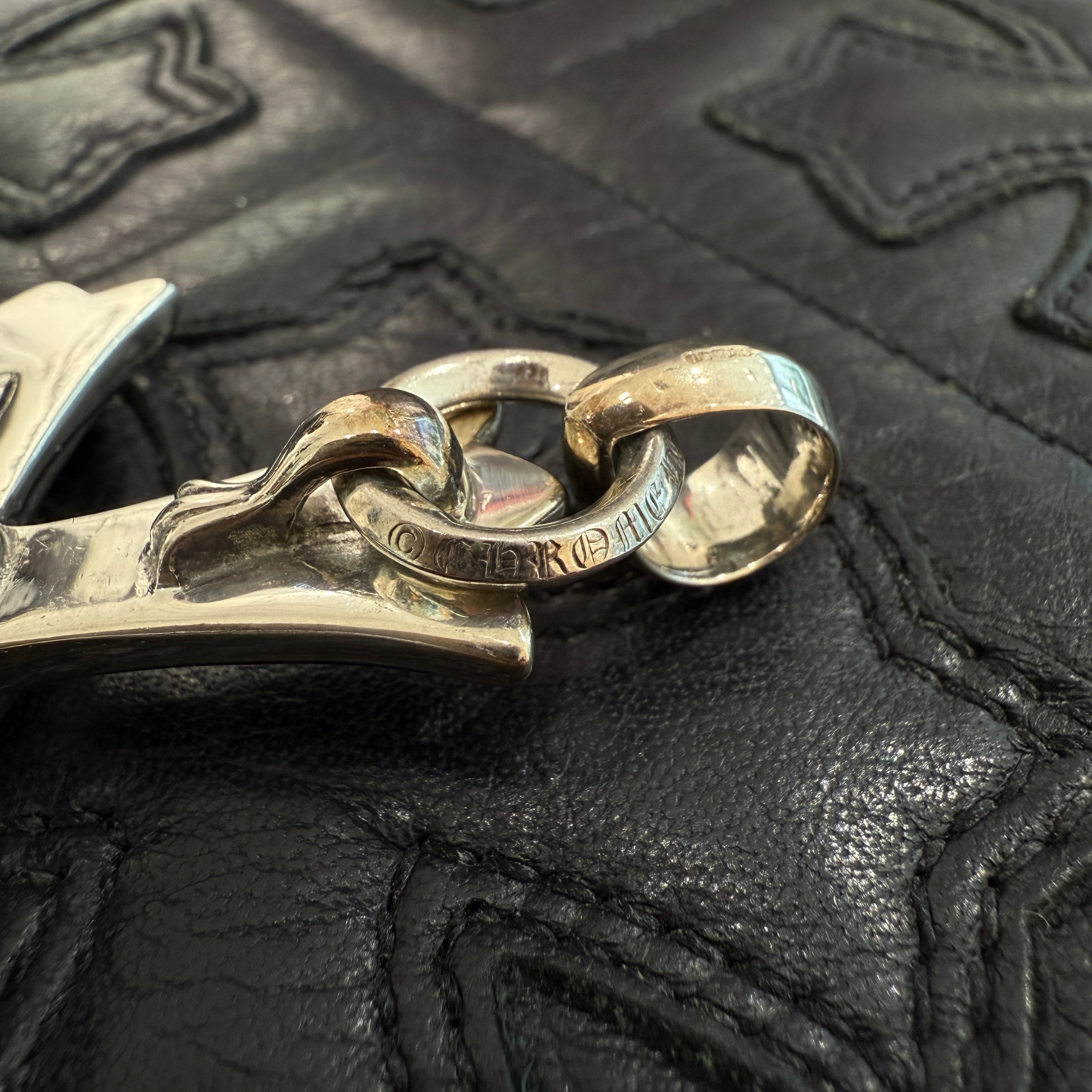 CHROME HEARTS Large Cross With Bail Pendant Top クロムハーツ ラージクロス ウィズ ベイル ペンダントトップ