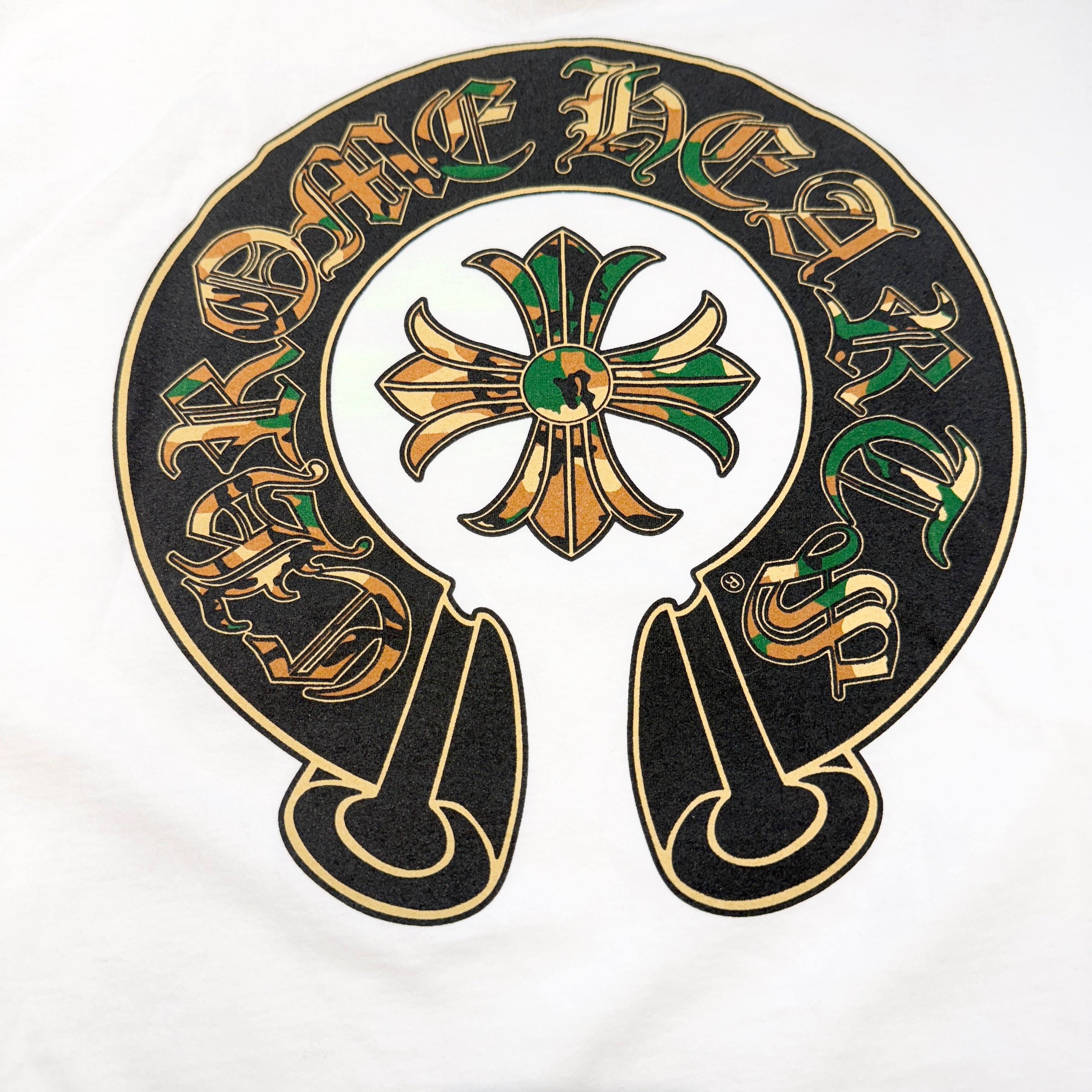 CHROME HEARTS Camo Horseshoe Long Sleeve Tee Size XL クロムハーツ カモ ホースシュー ロングスリーブ ティーシャツ サイズXL