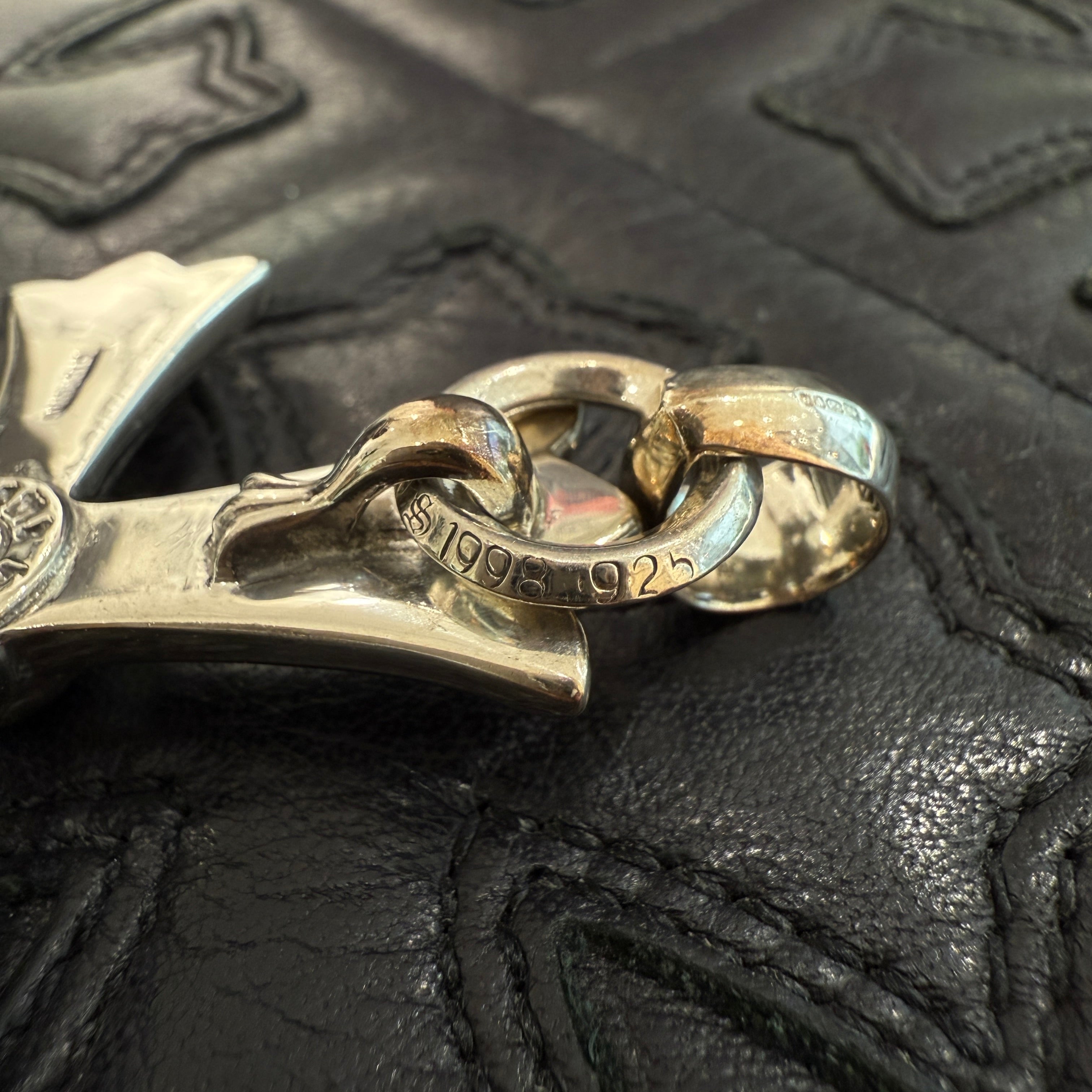 CHROME HEARTS Large Cross With Bail Pendant Top クロムハーツ ラージクロス ウィズ ベイル ペンダントトップ