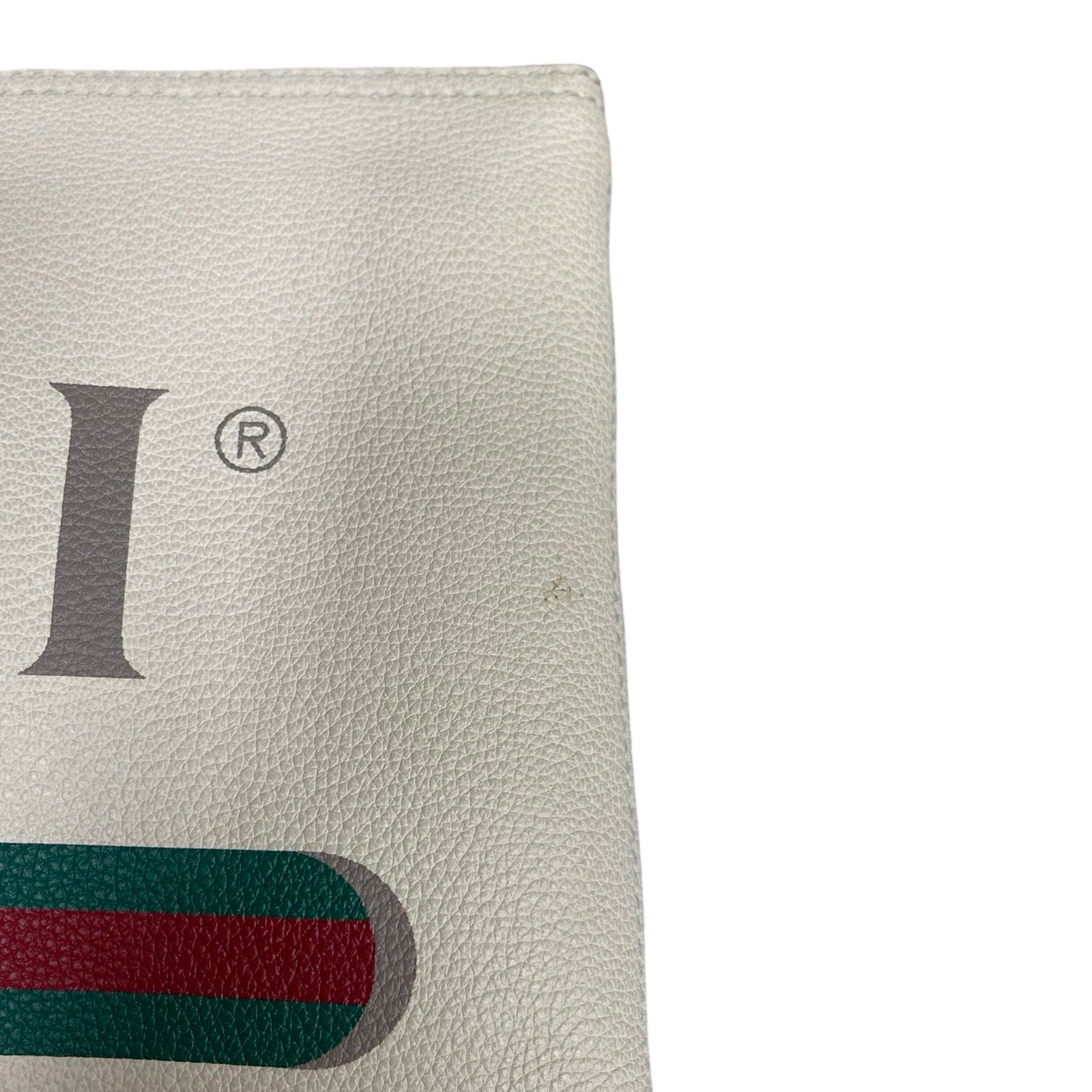 GUCCI Print Portfolio Leather Clutch Bag 500984 0GCAT