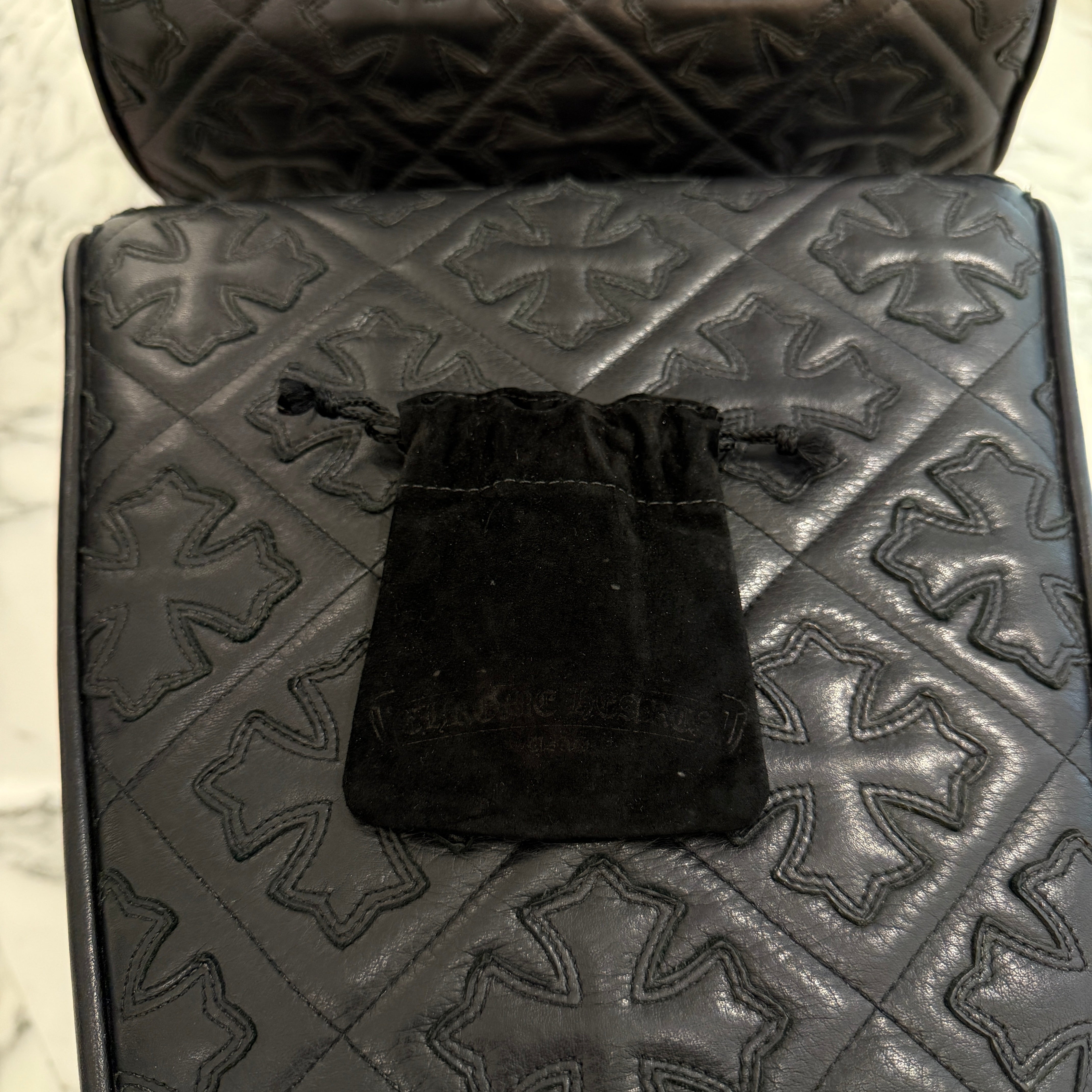 CHROME HEARTS Large Cross With Bail Pendant Top クロムハーツ ラージクロス ウィズ ベイル ペンダントトップ