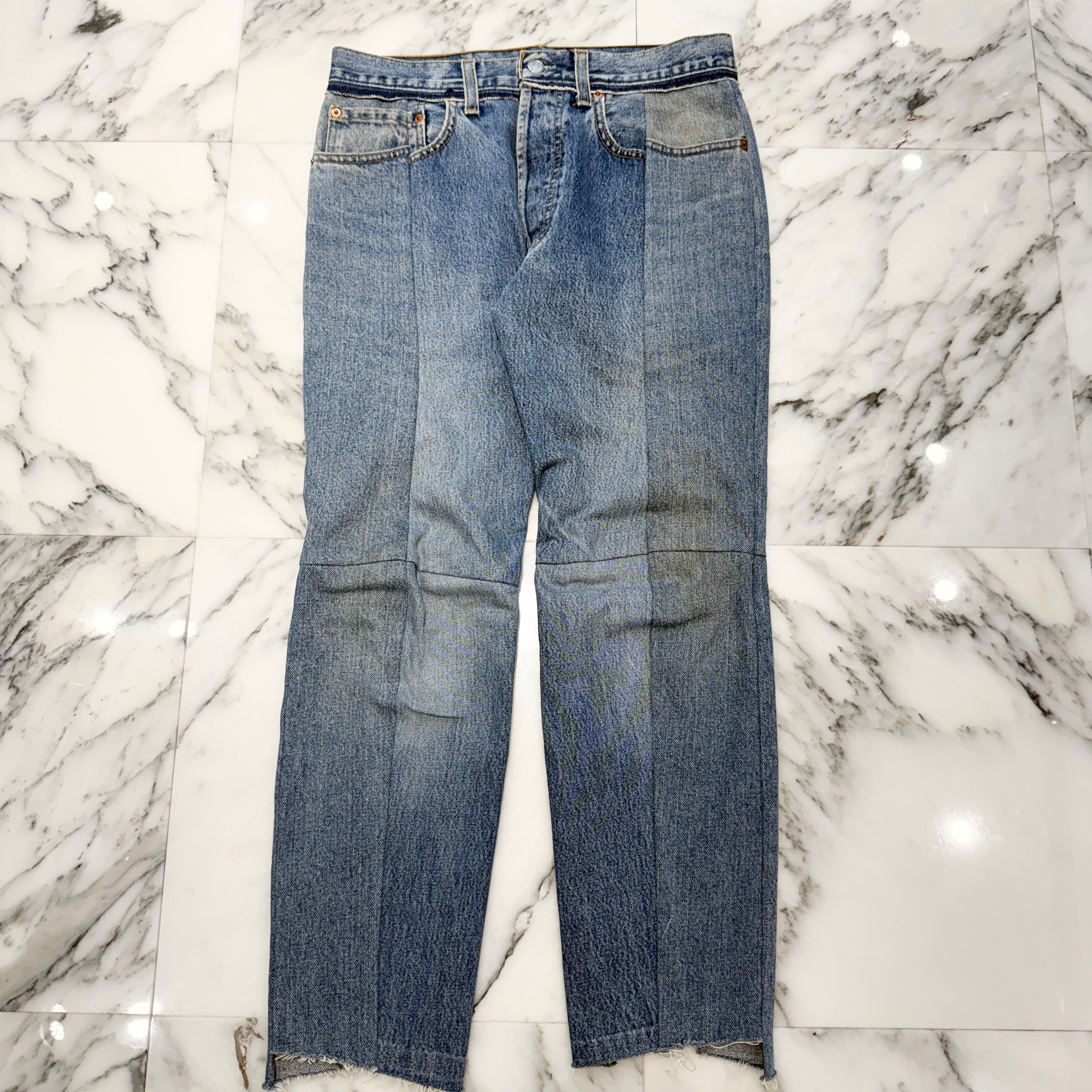 VETEMENTS 2018AW Levi's Body Remake Denim Pants MAH18PA16 Size S ヴェトモン リーバイスボディ リメイクデニムパンツ サイズS