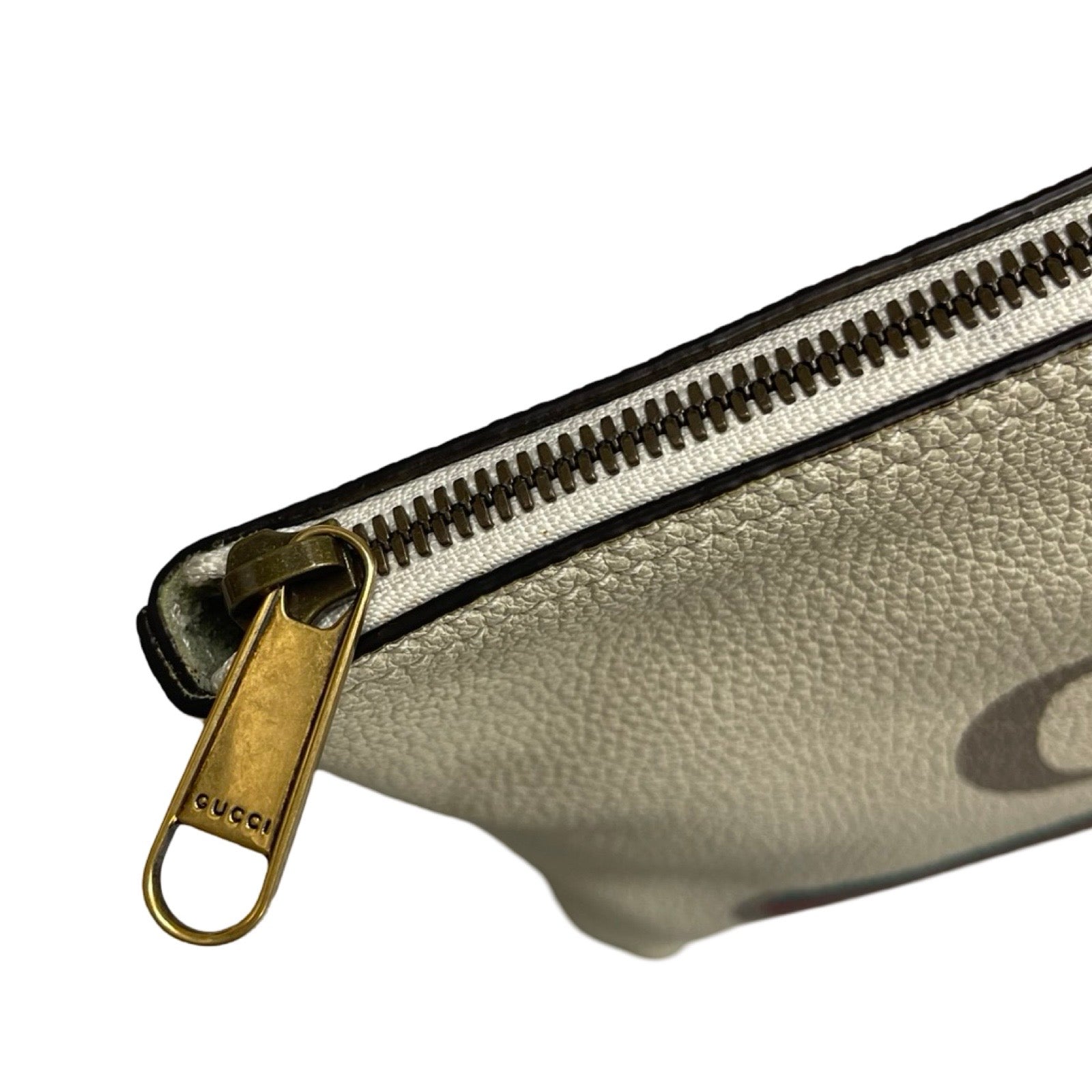 GUCCI Print Portfolio Leather Clutch Bag 500984 0GCAT