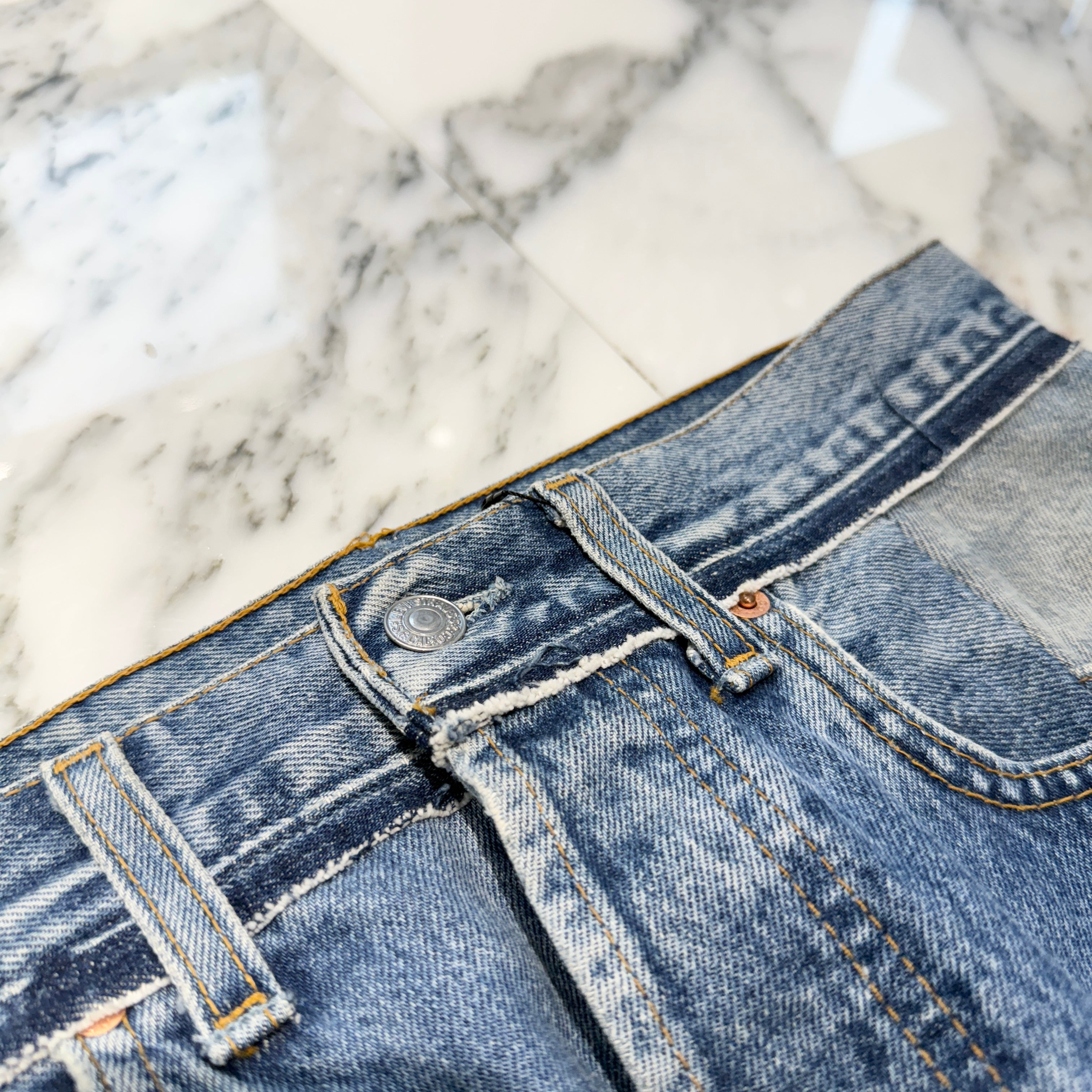 VETEMENTS 2018AW Levi's Body Remake Denim Pants MAH18PA16 Size S ヴェトモン リーバイスボディ リメイクデニムパンツ サイズS