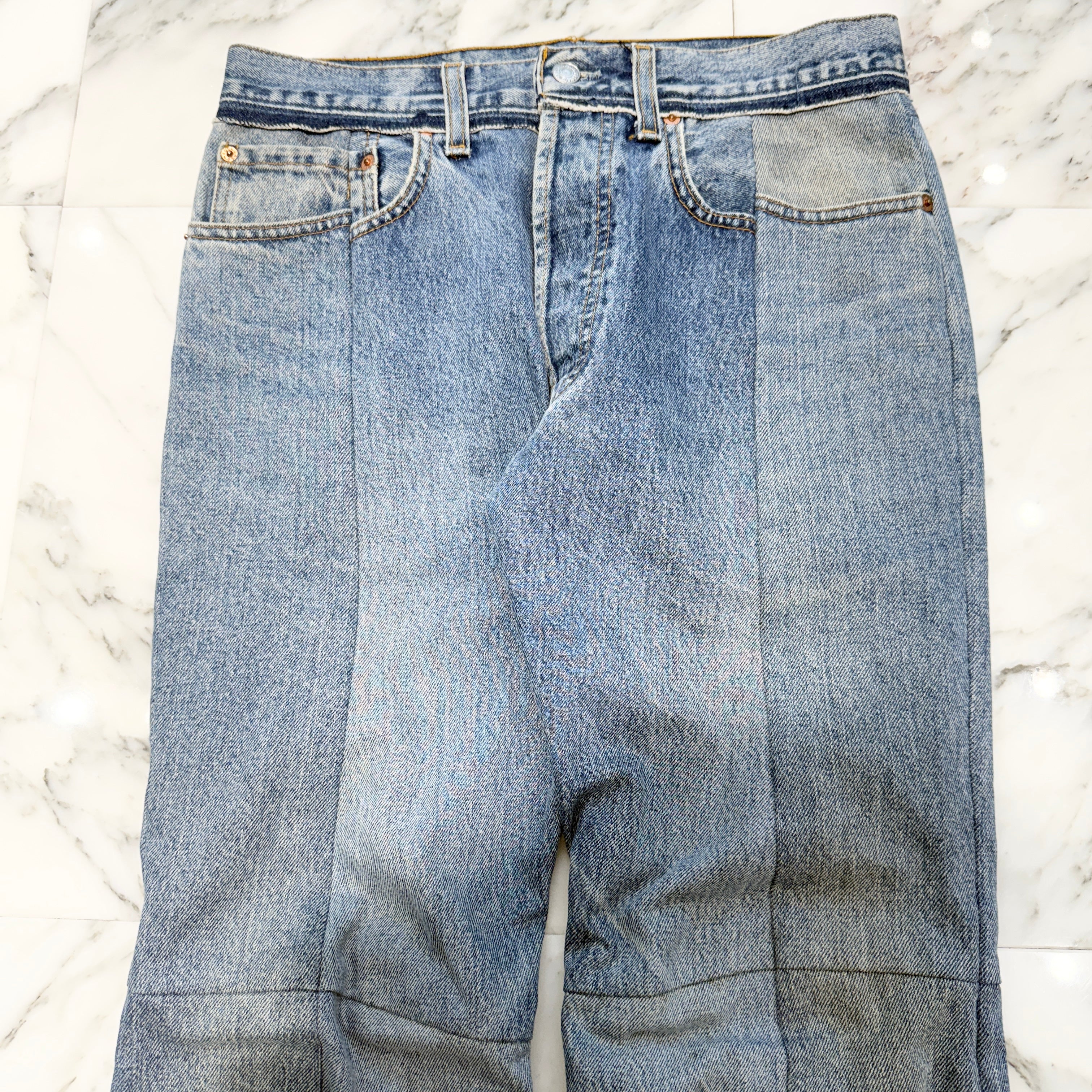 VETEMENTS 2018AW Levi's Body Remake Denim Pants MAH18PA16 Size S ヴェトモン リーバイスボディ リメイクデニムパンツ サイズS