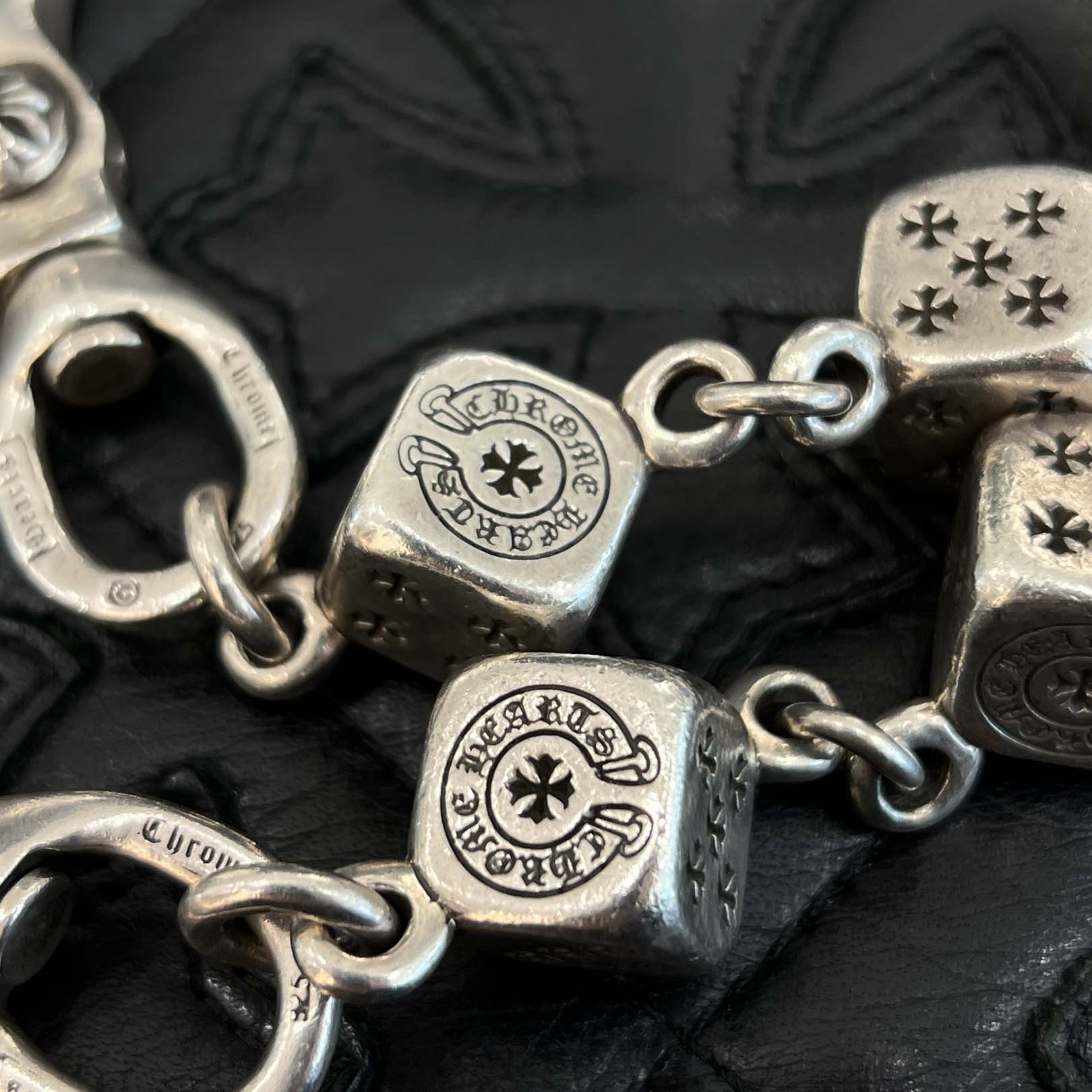 CHROME HEARTS 2 CLIP DICE Wallet Chain 11 LINKS クロムハーツ 2クリップ ダイス ウォレットチェーン 11リンク