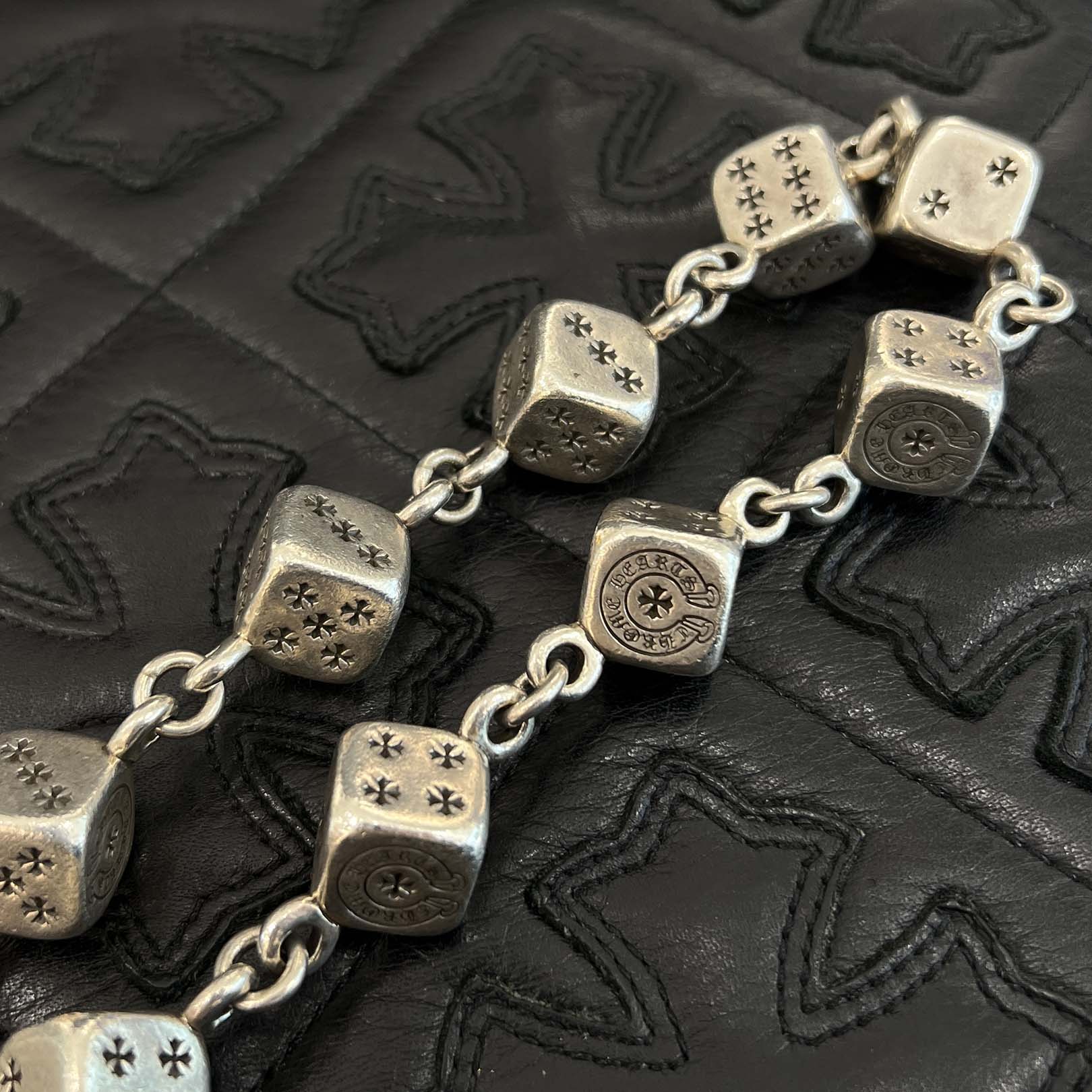 CHROME HEARTS 2 CLIP DICE Wallet Chain 11 LINKS クロムハーツ 2クリップ ダイス ウォレットチェーン 11リンク