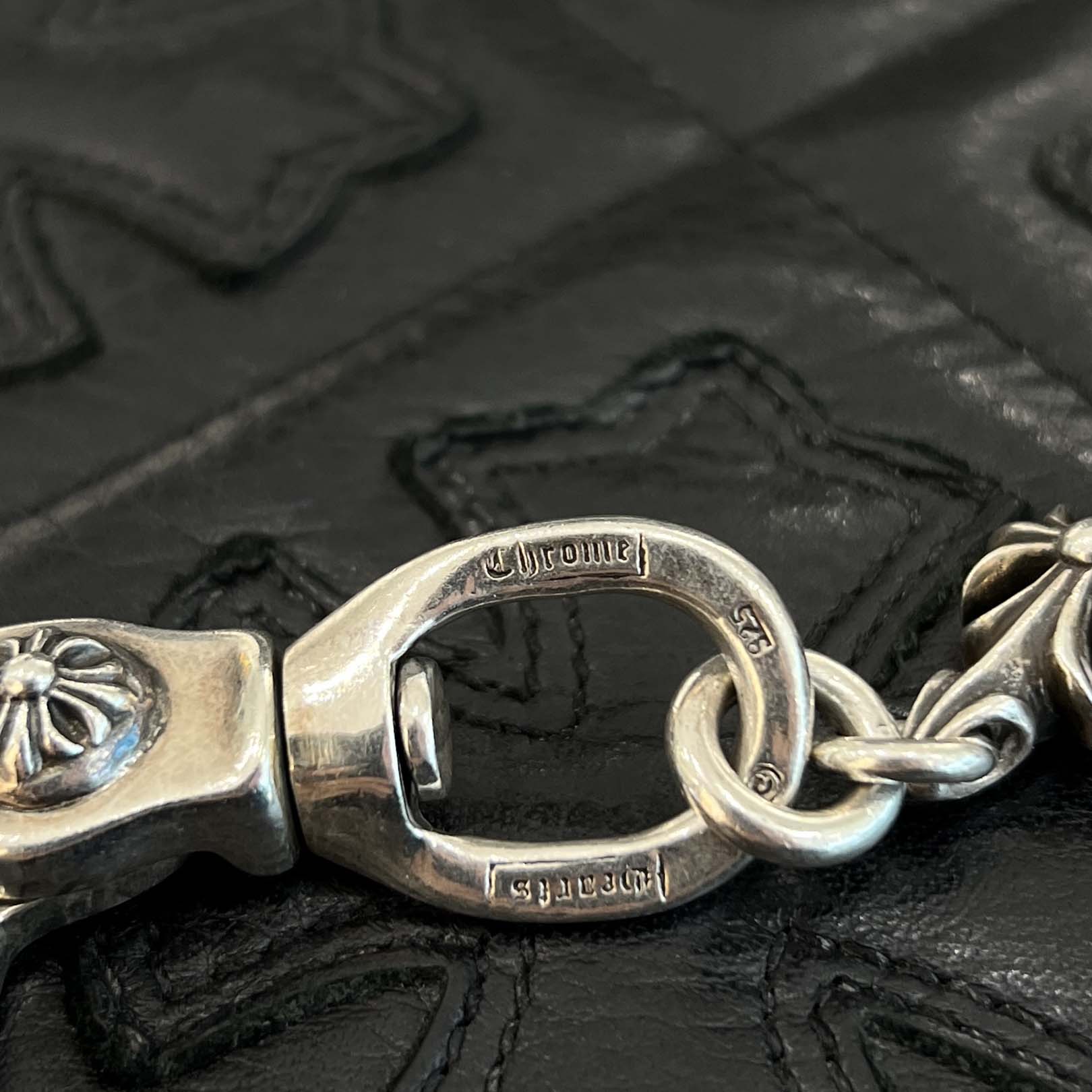 CHROME HEARTS 2 CLIP CH Plus Wallet Chain 17 LINKS クロムハーツ 2クリップ CHプラス ウォレットチェーン 17リンク