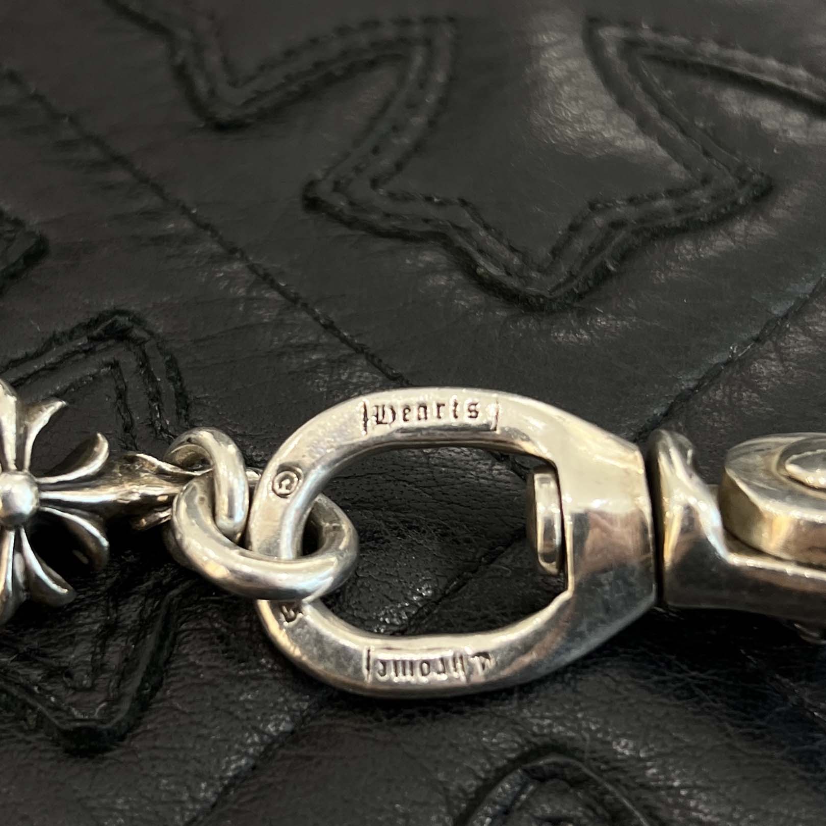 CHROME HEARTS 2 CLIP CH Plus Wallet Chain 17 LINKS クロムハーツ 2