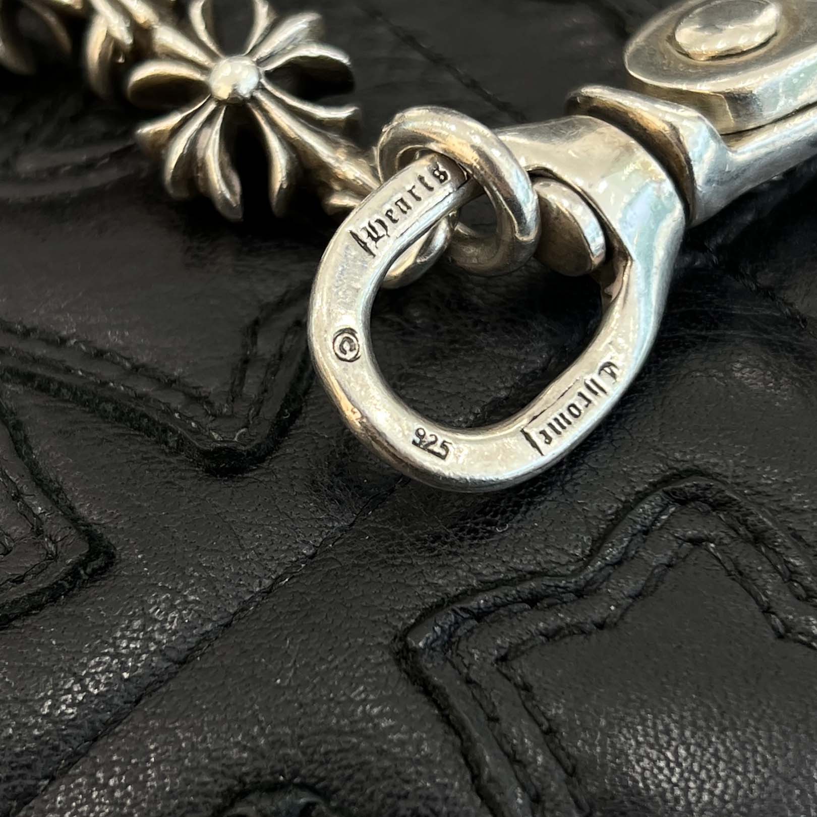 CHROME HEARTS 2 CLIP CH Plus Wallet Chain 17 LINKS クロムハーツ 2