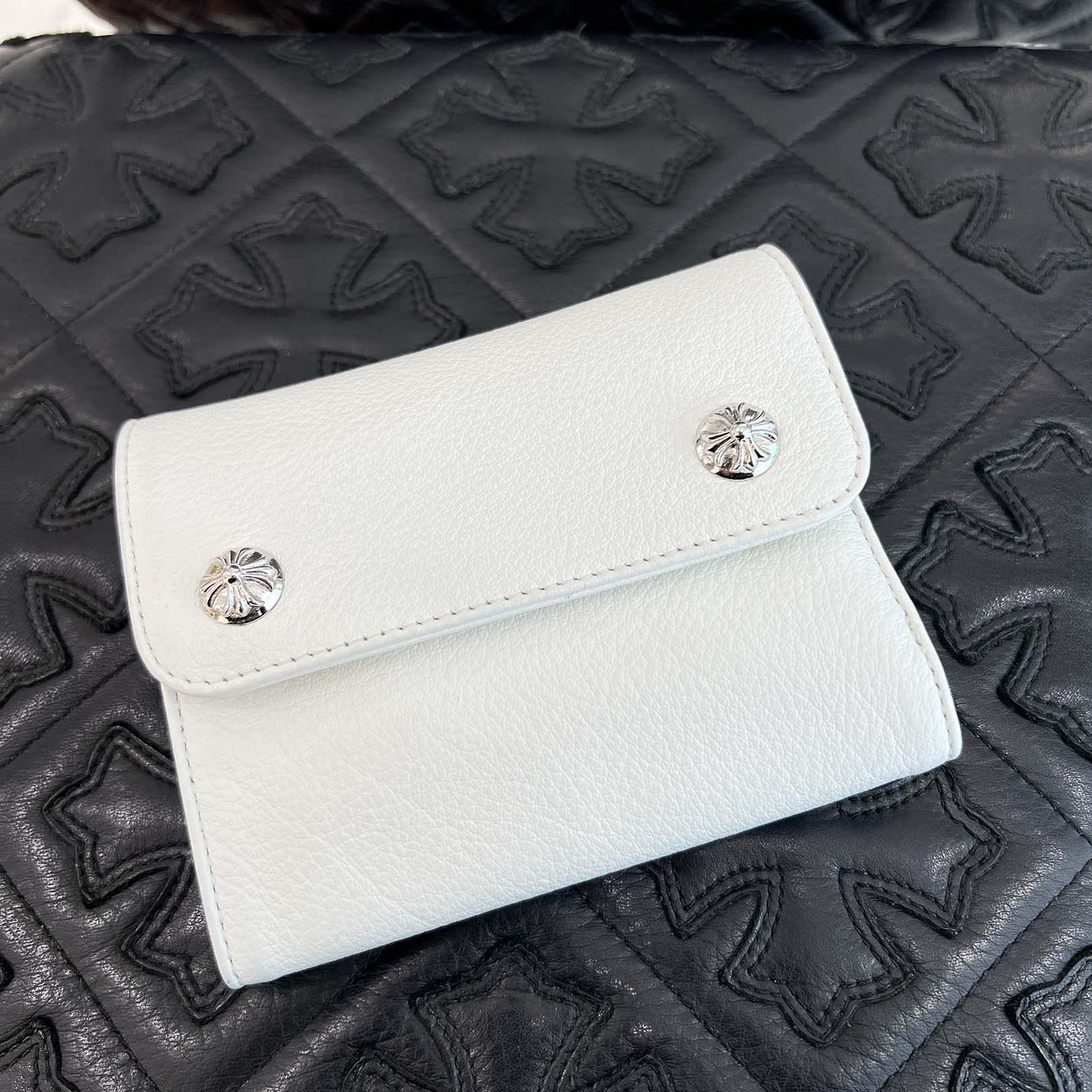 CHROME HEARTS Wave Mini Cross Ball Wallet クロムハーツ ウェイブミニ クロスボール ウォレット