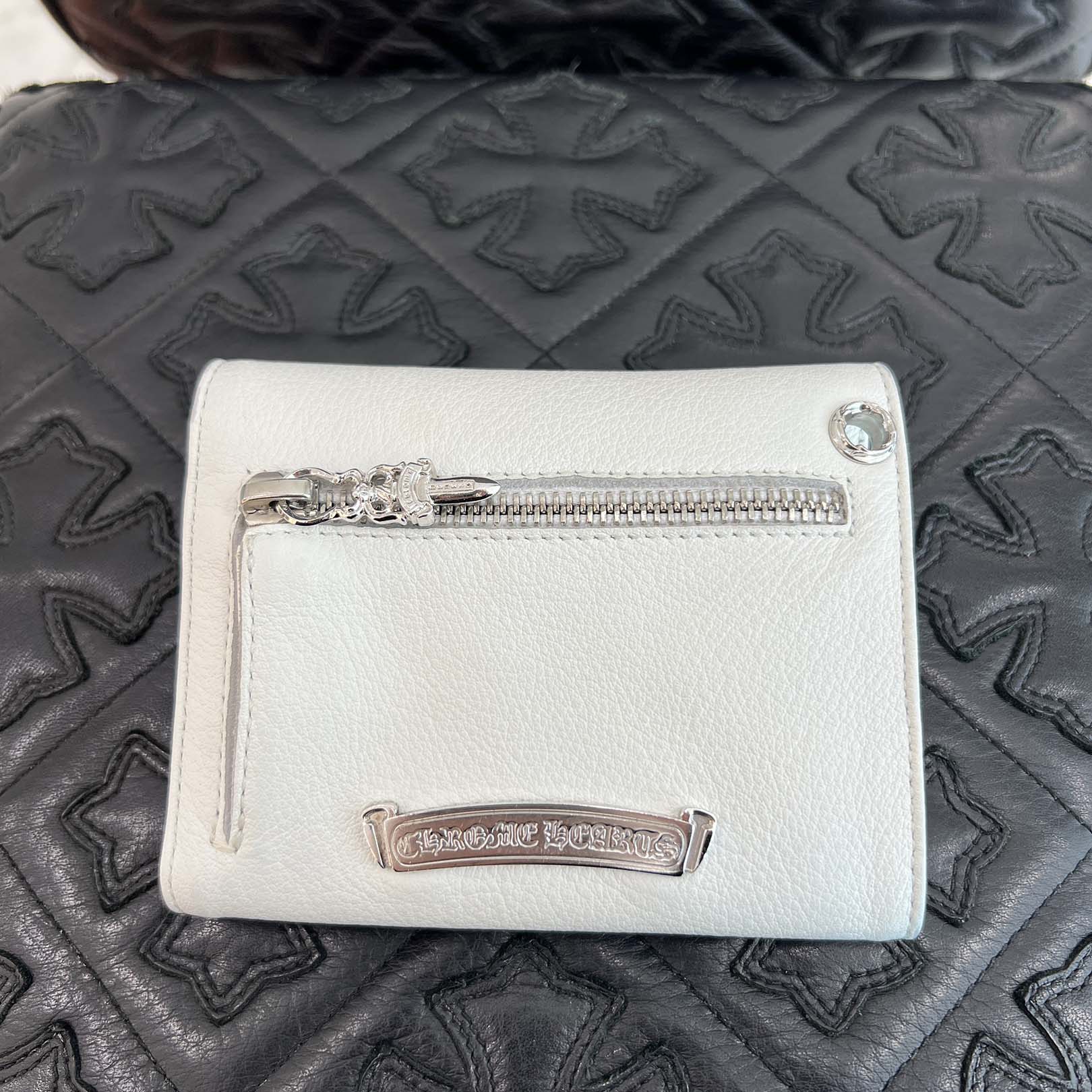「正規品」クロムハーツ wave cross ball ウォレット 財布 CHROME HEARTS Wave Cross Ball Wallet Alligator クロムハーツ