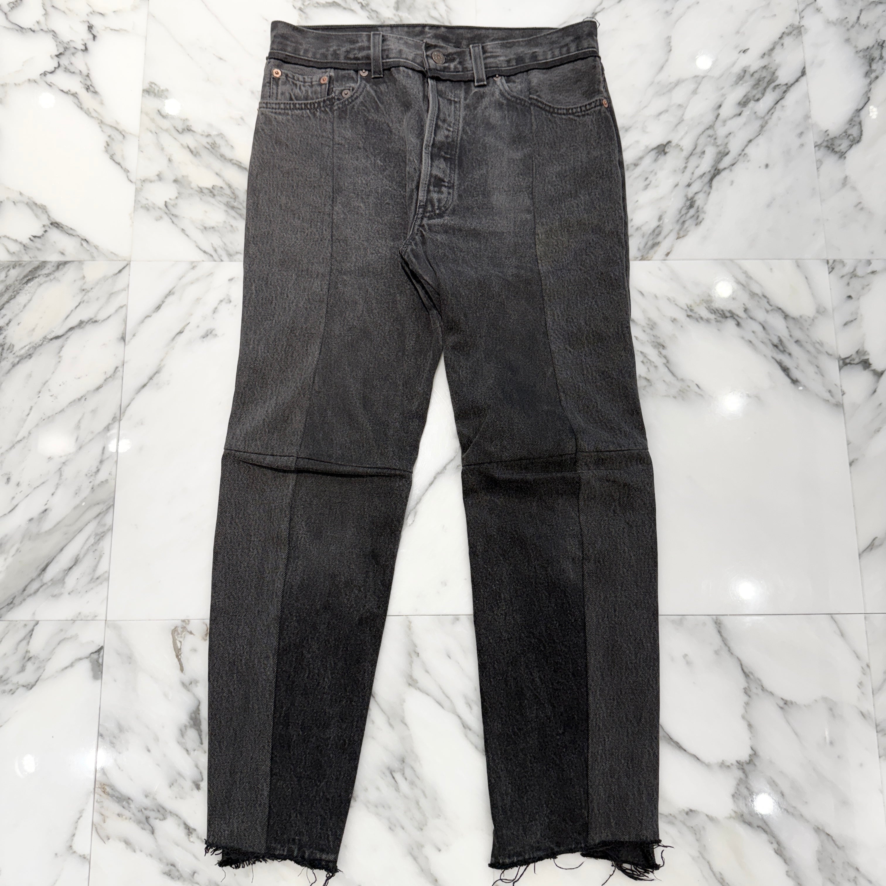VETEMENTS 2018AW Remake Denim Pants MAH18PA16 Size S ヴェトモン リメイクデニムパンツ サイズS