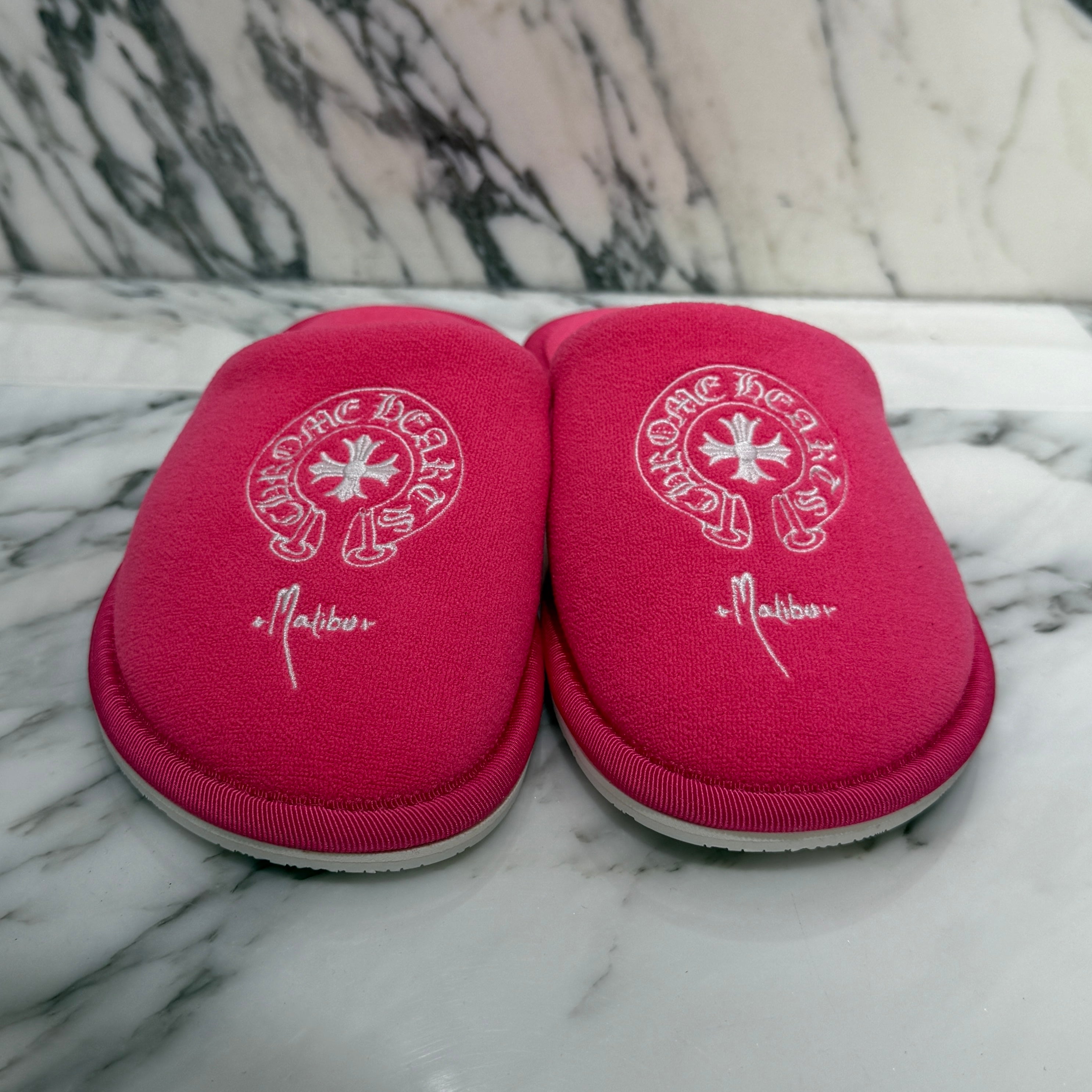 CHROME HEARTS Malibu Limited Horseshoe Hotel Slippers Sandals Size XS クロムハーツ マリブ限定 ホースシューホテルスリッパ サンダル サイズXS