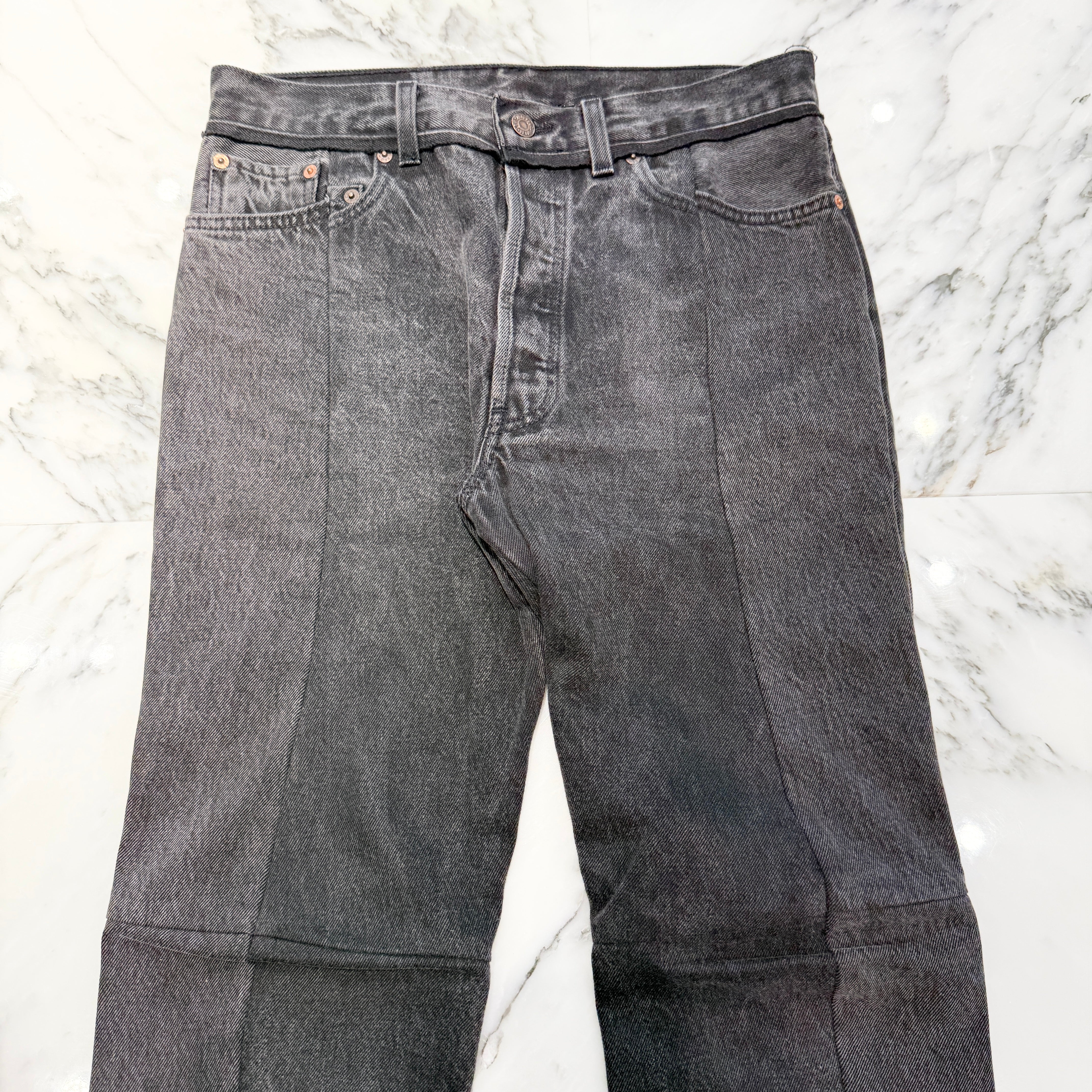 VETEMENTS 2018AW Remake Denim Pants MAH18PA16 Size S ヴェトモン リメイクデニムパンツ サイズS