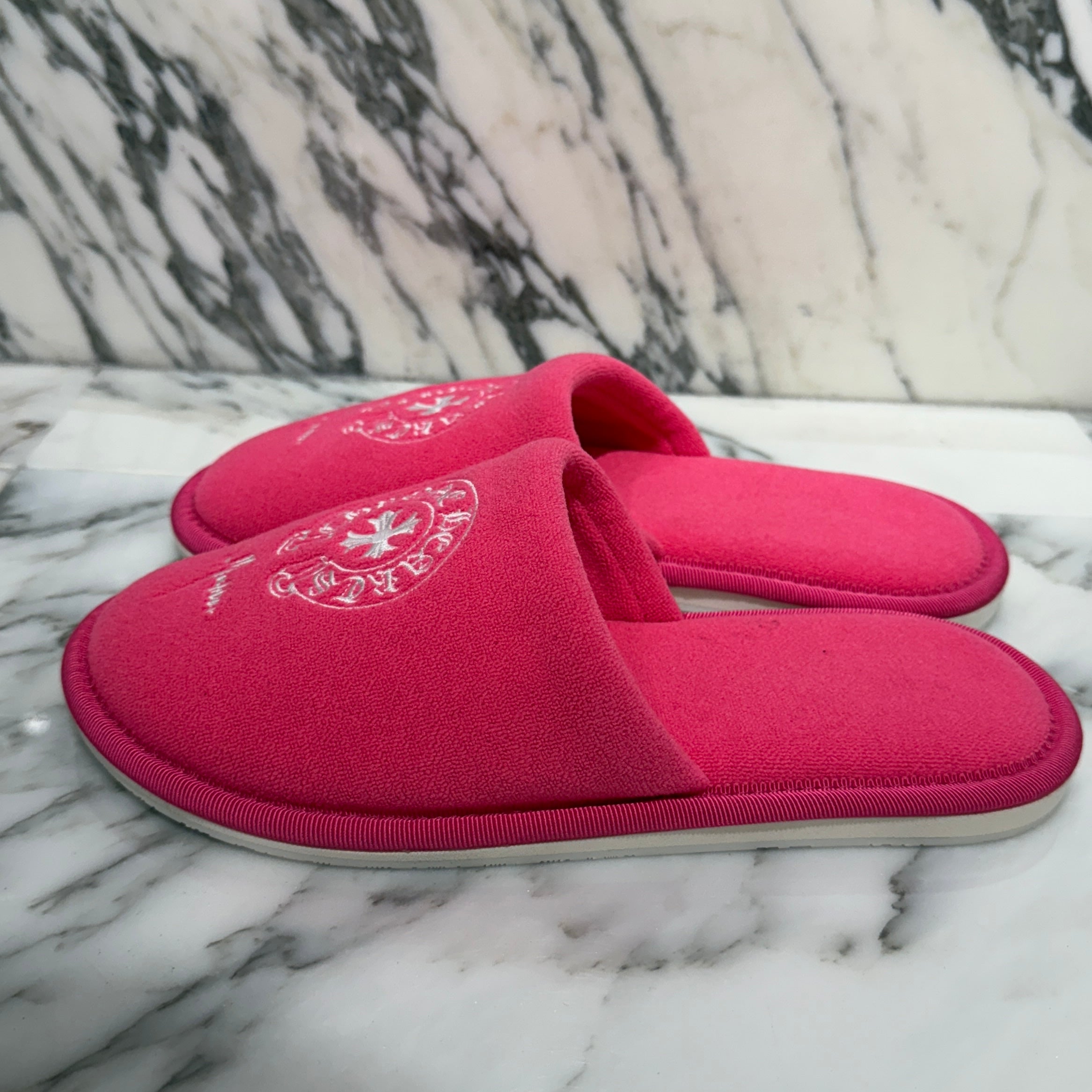 CHROME HEARTS Malibu Limited Horseshoe Hotel Slippers Sandals Size XS クロムハーツ マリブ限定 ホースシューホテルスリッパ サンダル サイズXS