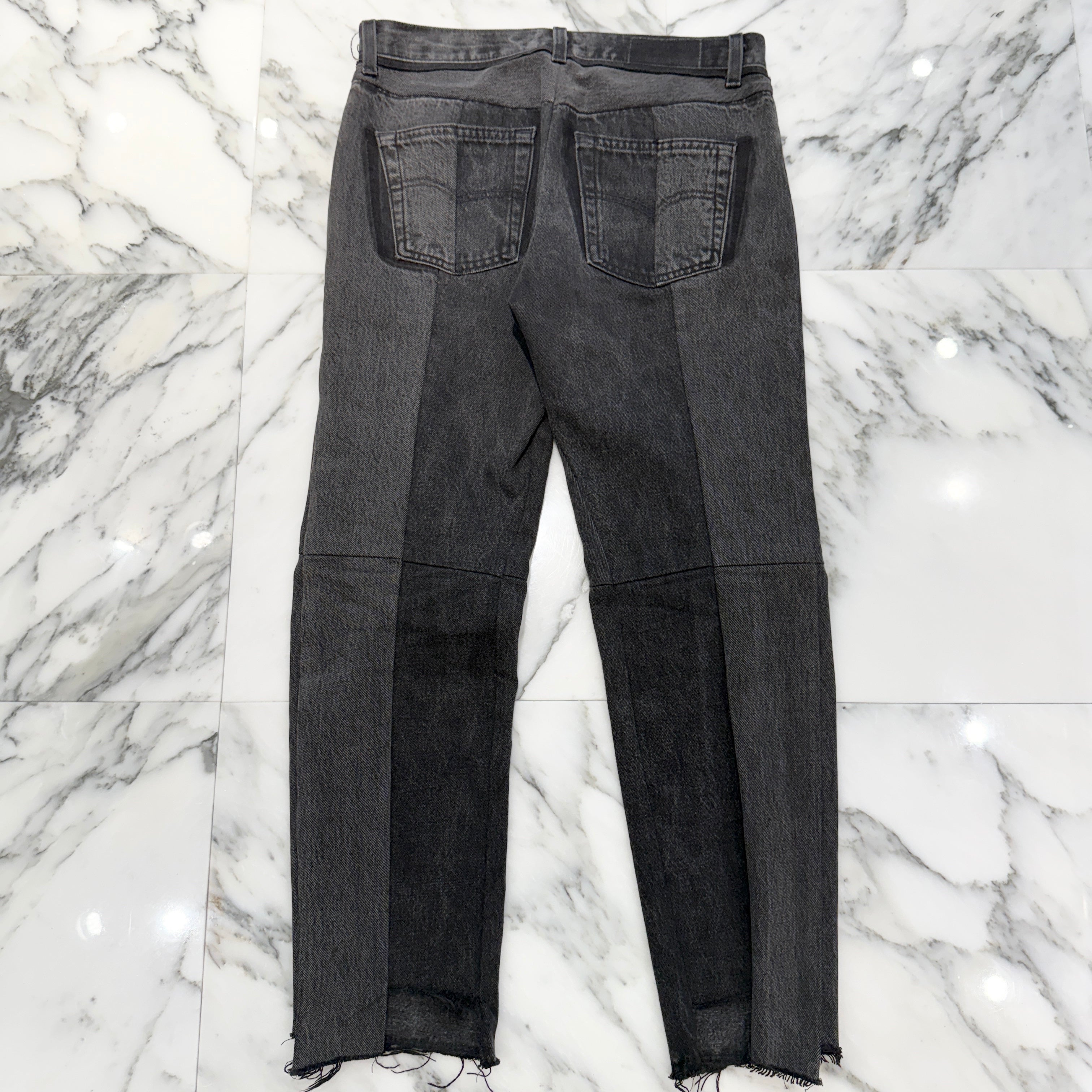 VETEMENTS 2018AW Remake Denim Pants MAH18PA16 Size S ヴェトモン リメイクデニムパンツ サイズS